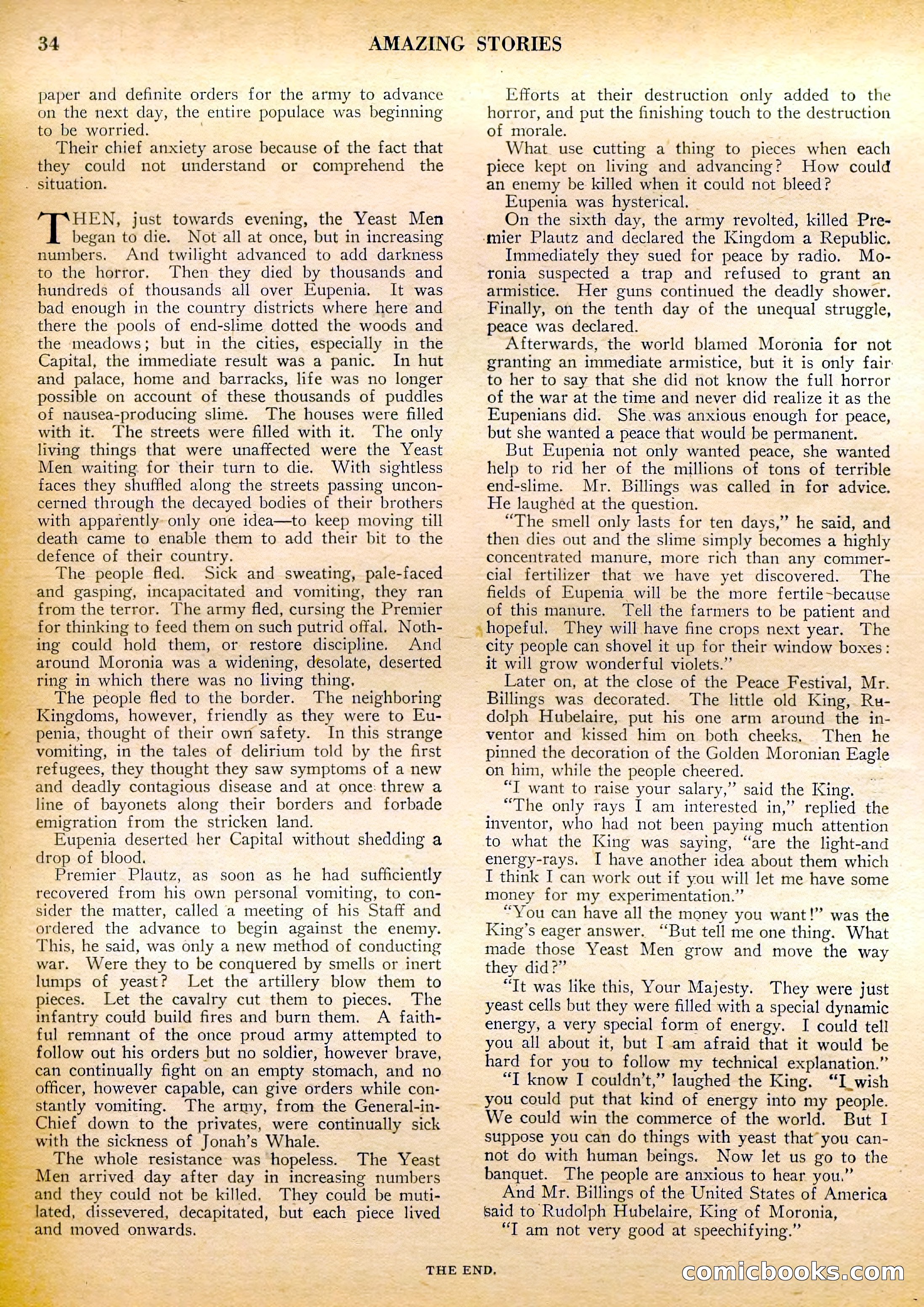 Amazing Stories, Vol. 3, No. 1 — page 35 of 99