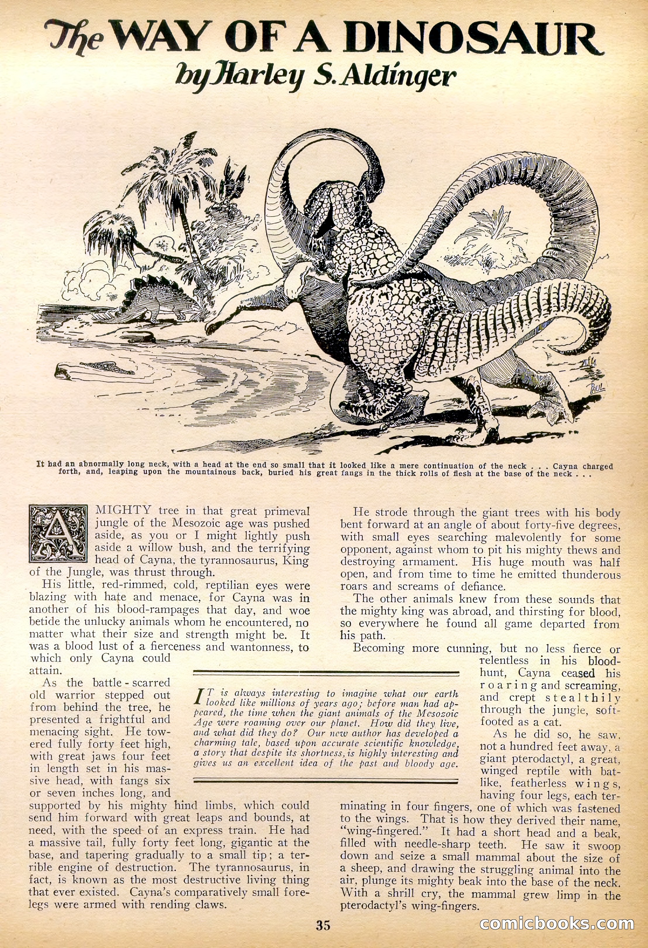 Amazing Stories, Vol. 3, No. 1 — page 36 of 99