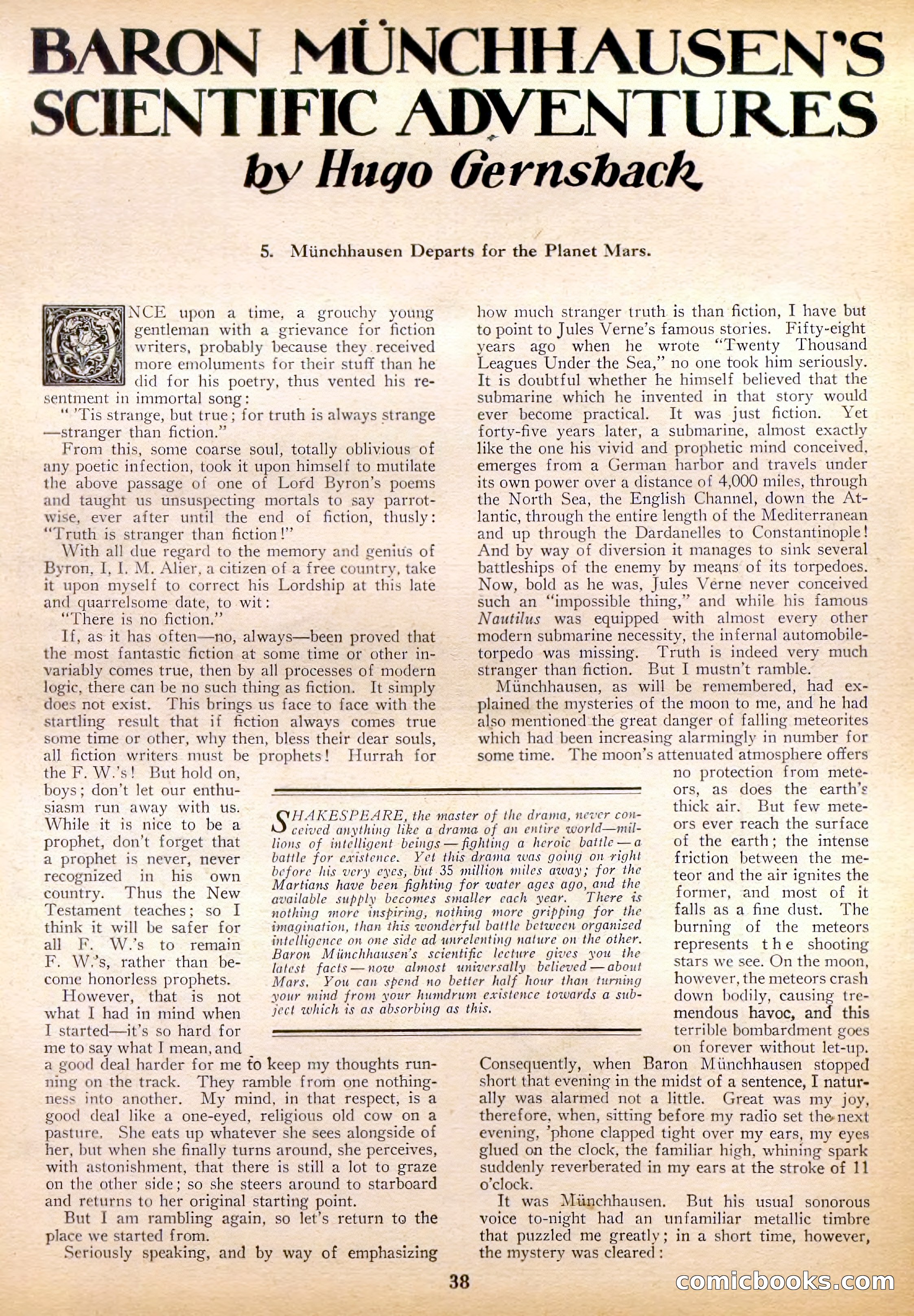 Amazing Stories, Vol. 3, No. 1 — page 39 of 99