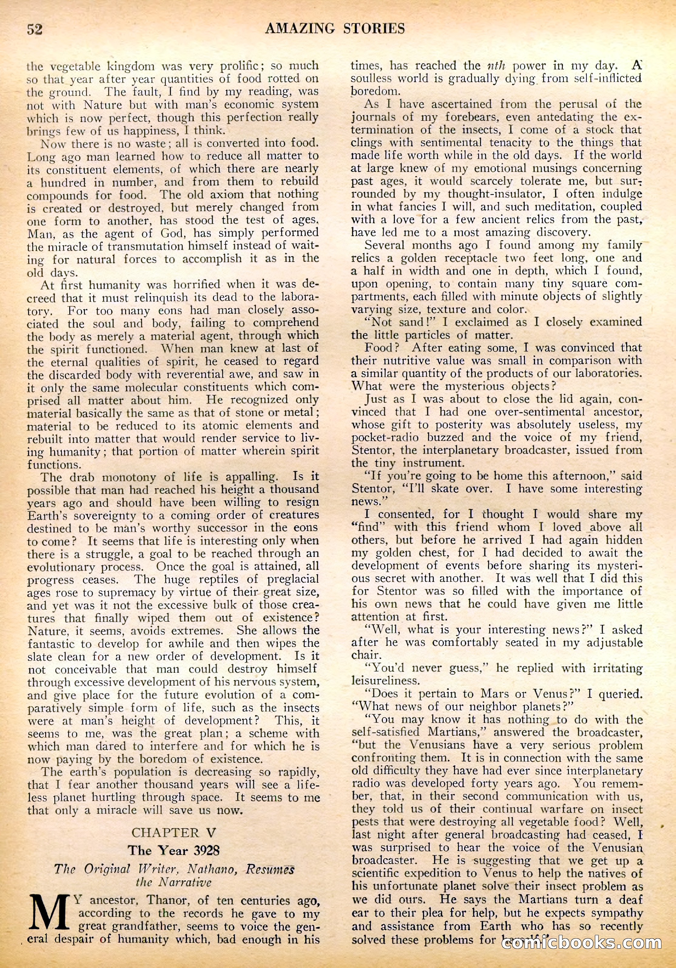 Amazing Stories, Vol. 3, No. 1 — page 53 of 99