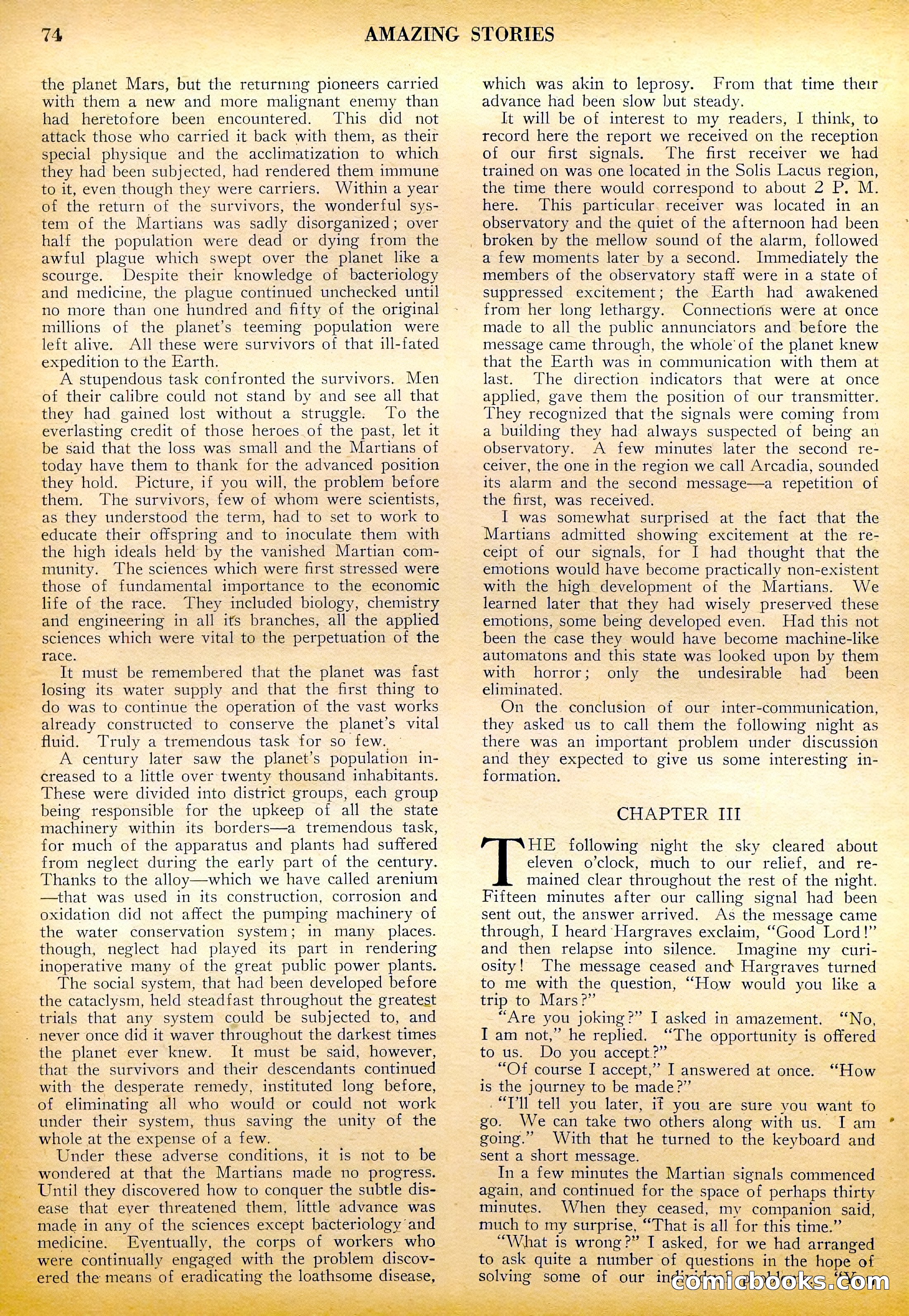 Amazing Stories, Vol. 3, No. 1 — page 75 of 99