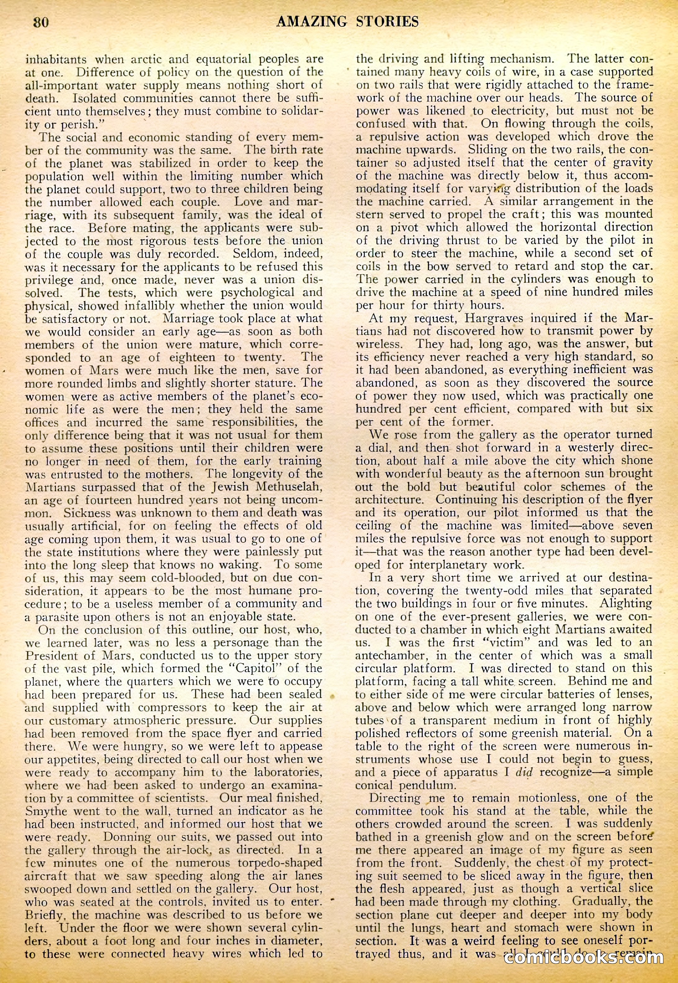 Amazing Stories, Vol. 3, No. 1 — page 81 of 99