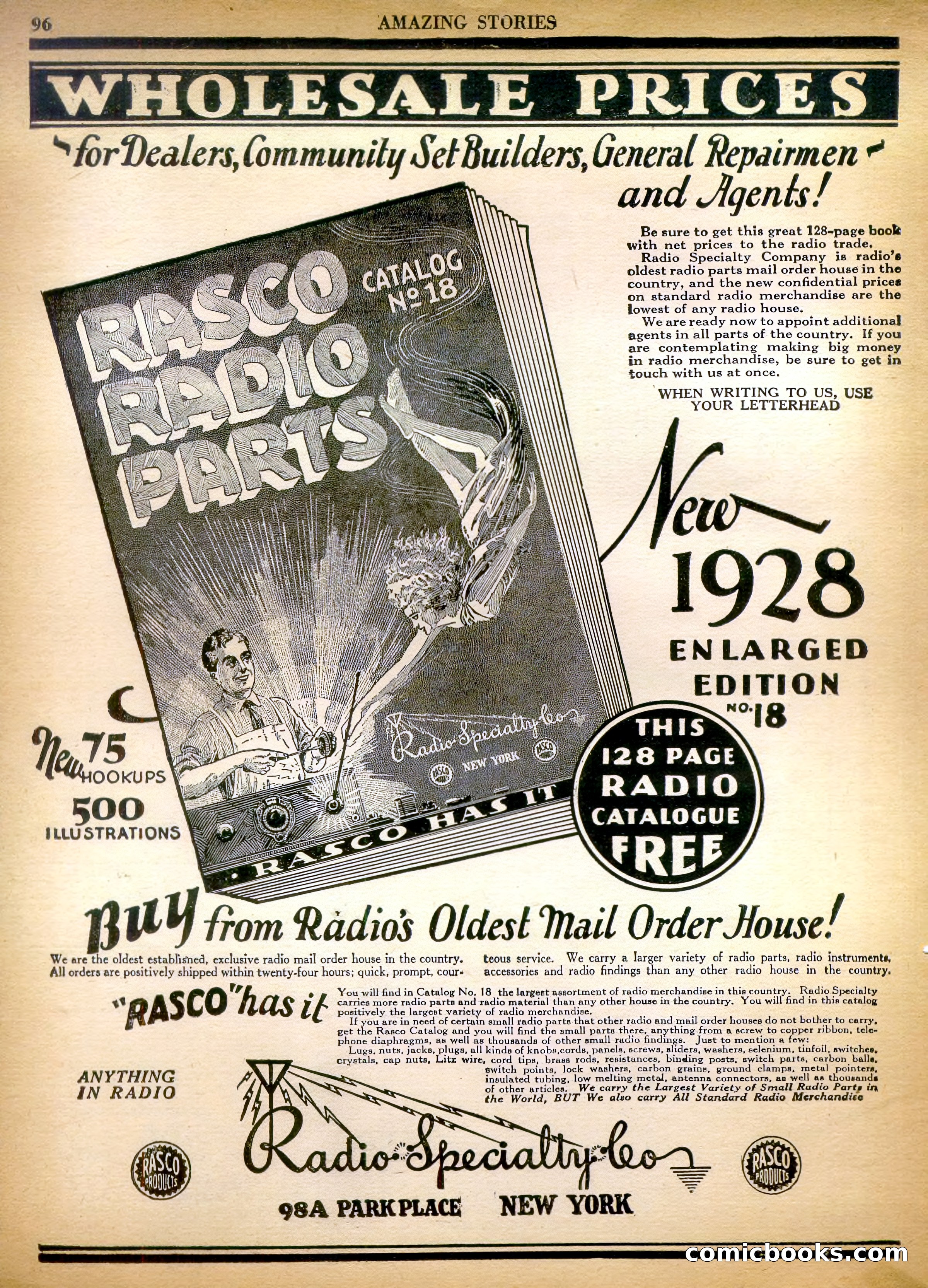 Amazing Stories, Vol. 3, No. 1 — page 97 of 99