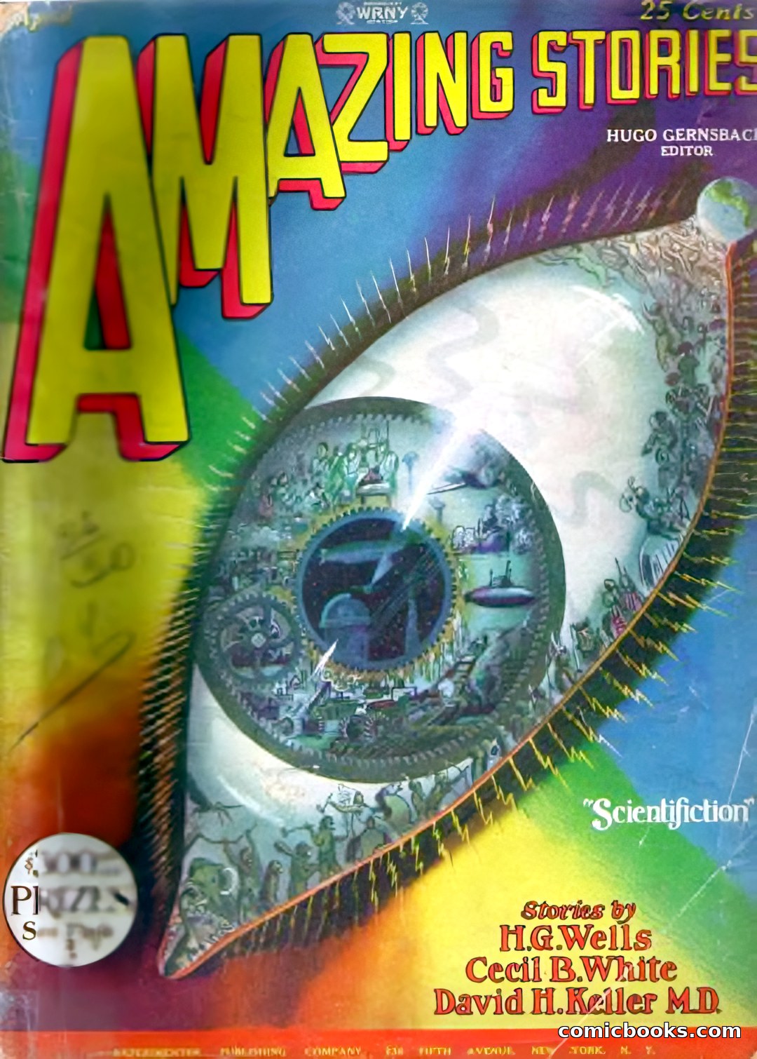 Amazing Stories, Vol. 3 No. 1 — page 1 of 101