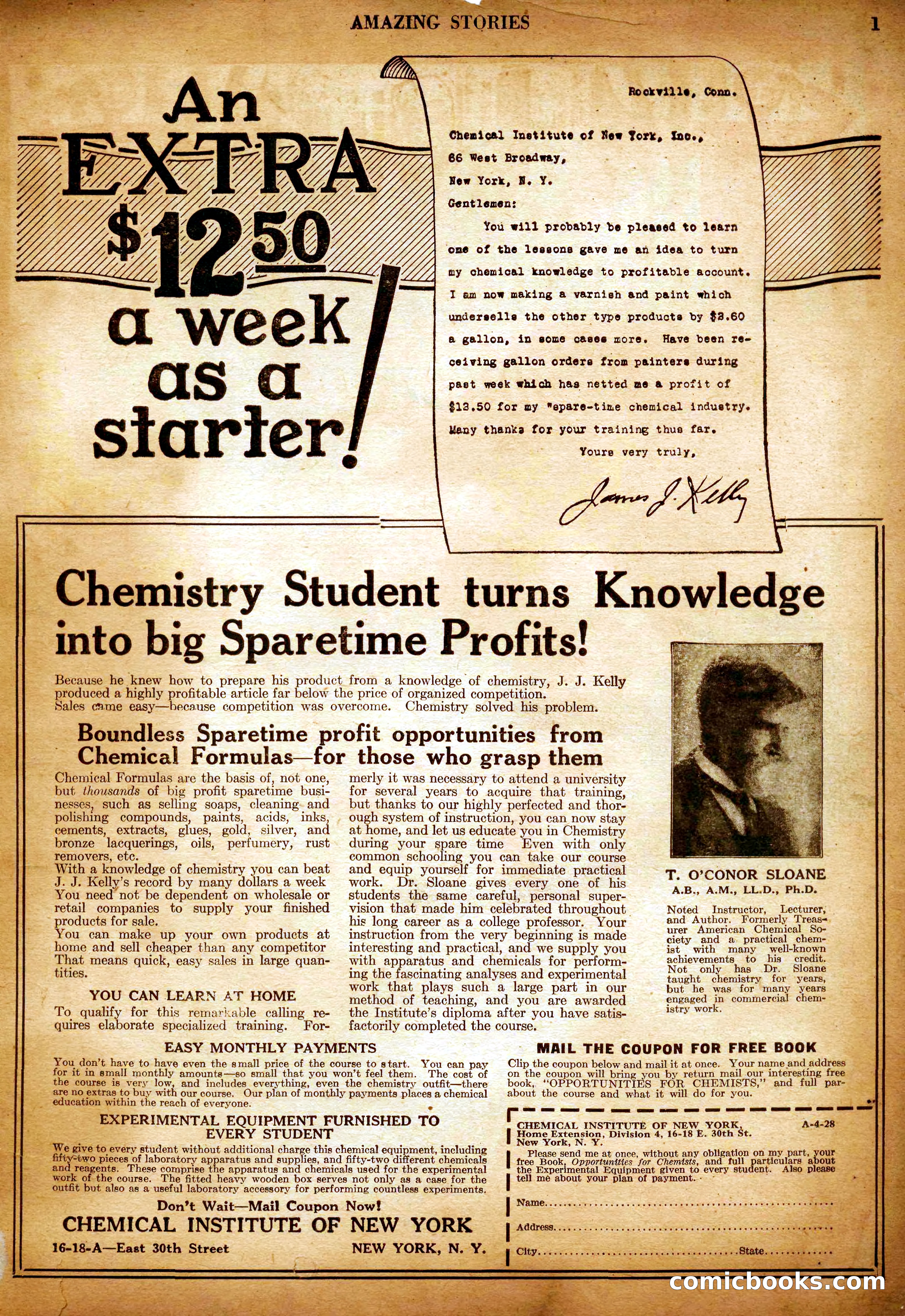 Amazing Stories, Vol. 3 No. 1 — page 4 of 101