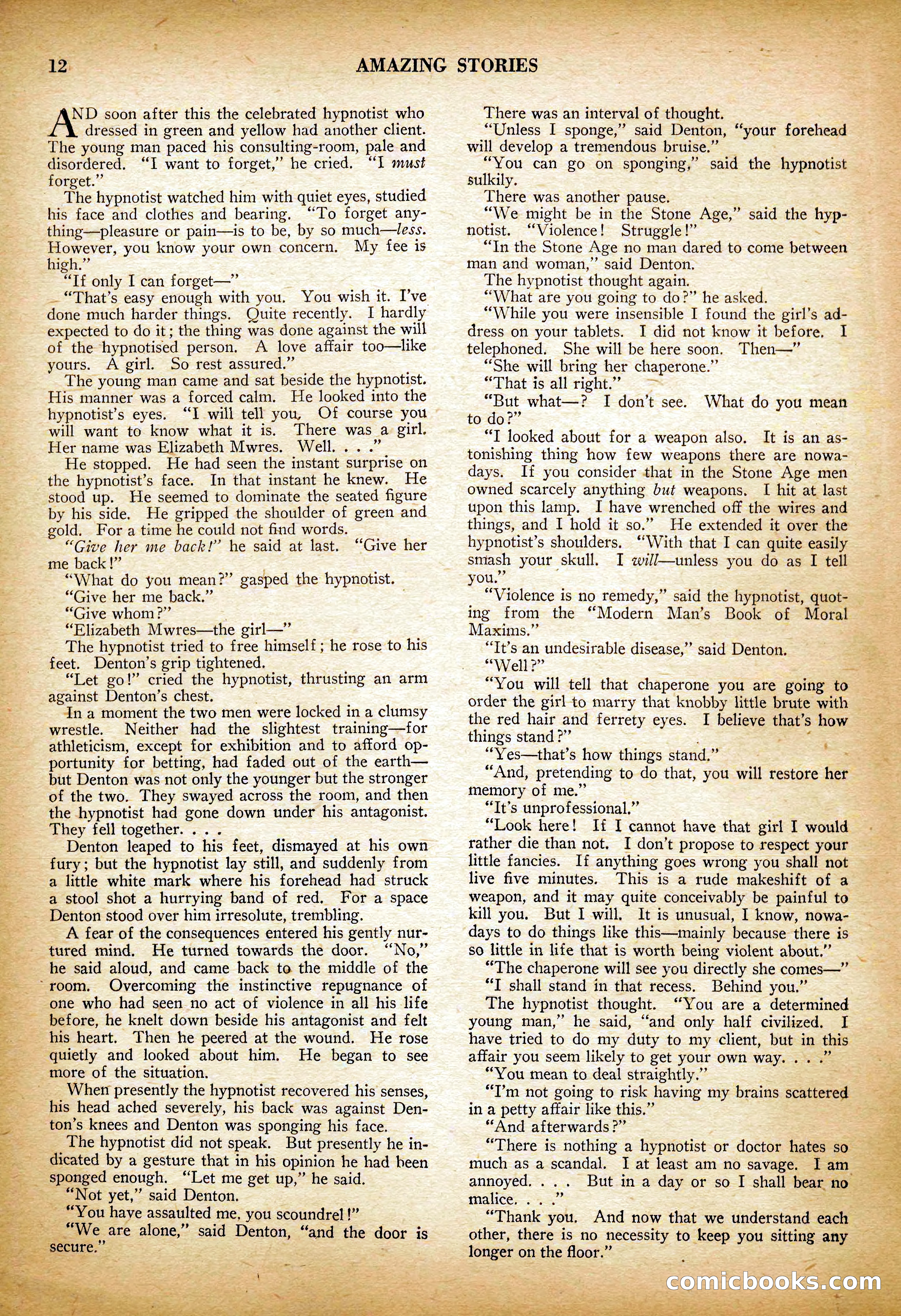 Amazing Stories, Vol. 3 No. 1 — page 15 of 101