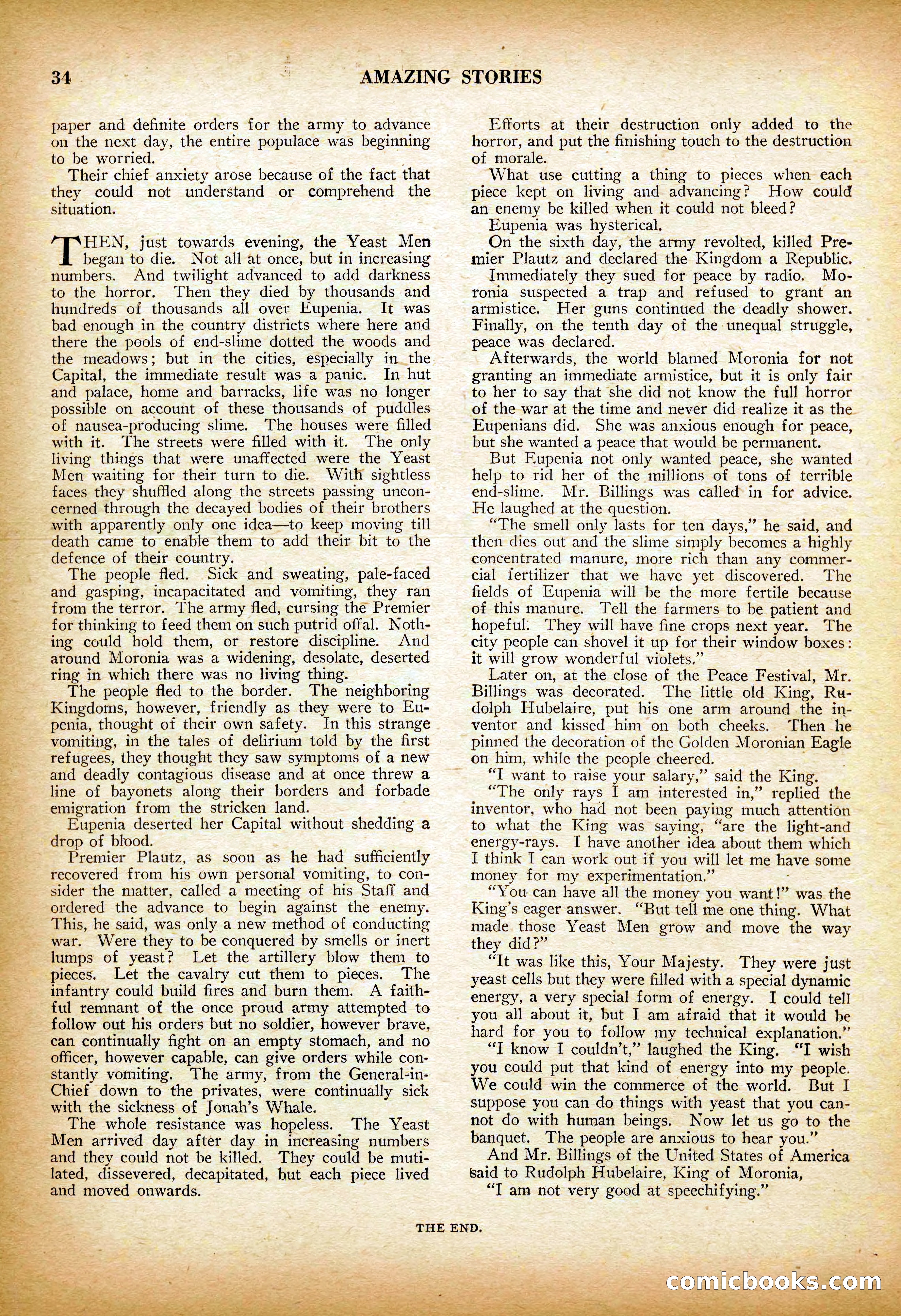 Amazing Stories, Vol. 3 No. 1 — page 37 of 101