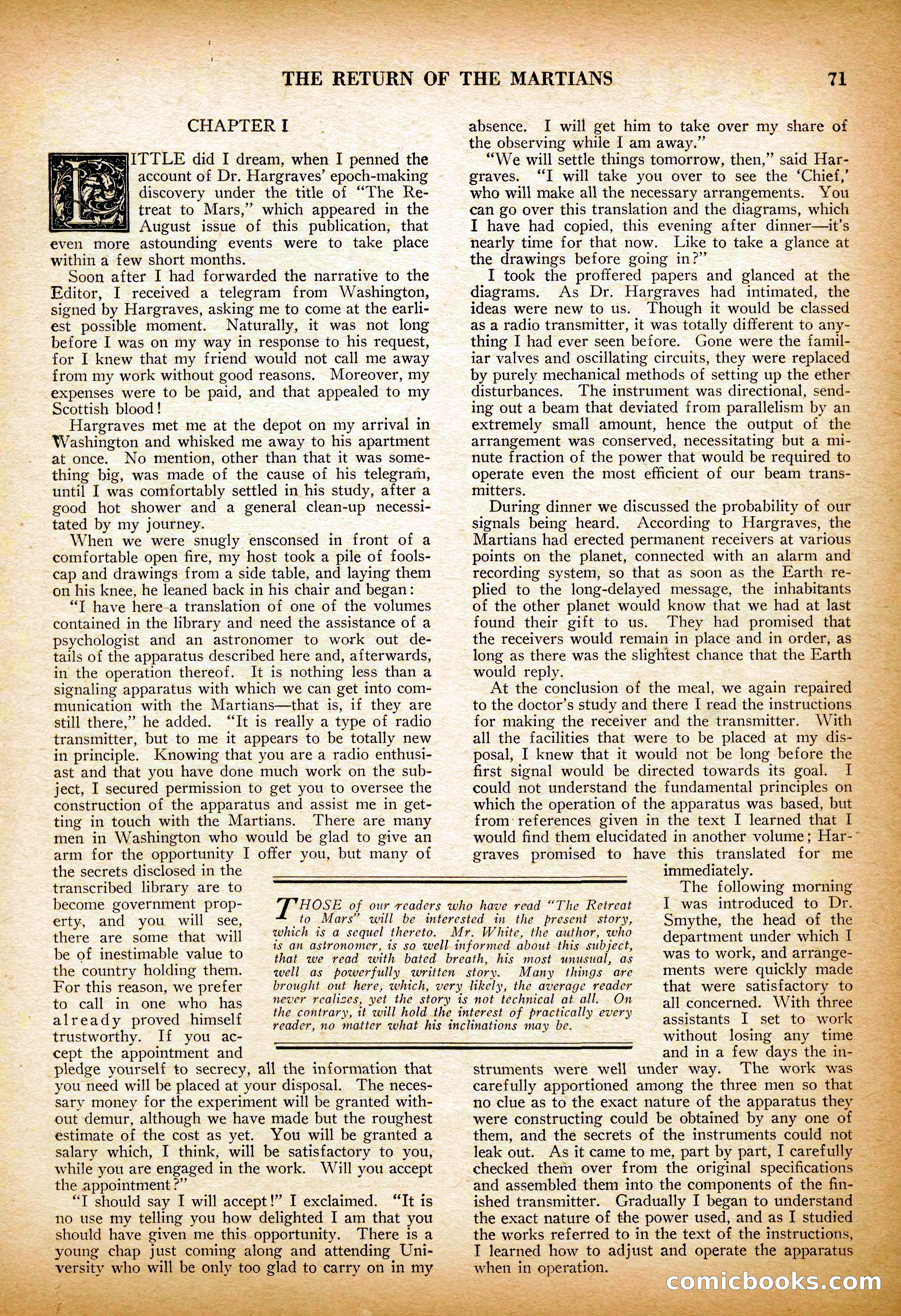 Amazing Stories, Vol. 3 No. 1 — page 74 of 101