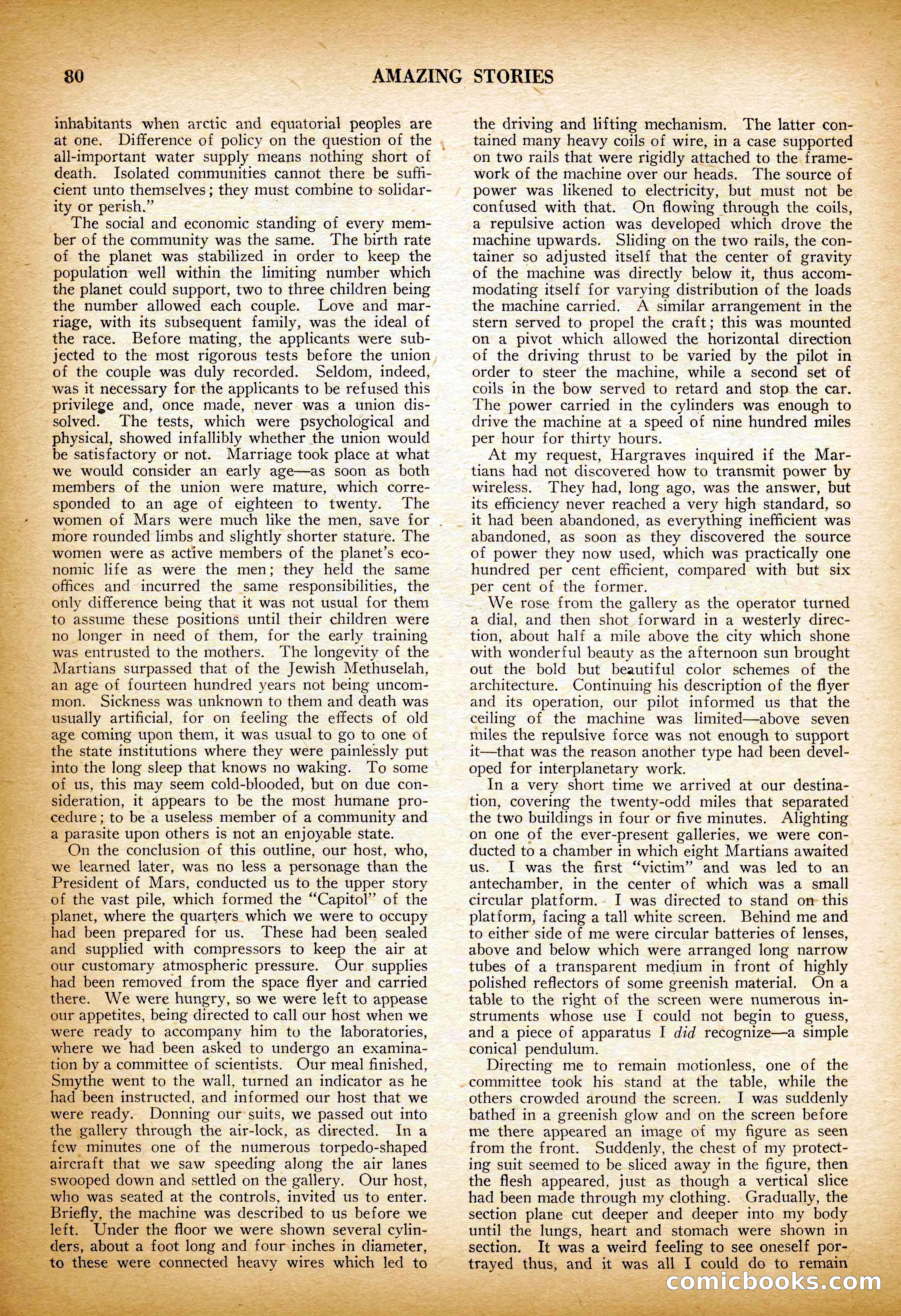 Amazing Stories, Vol. 3 No. 1 — page 83 of 101