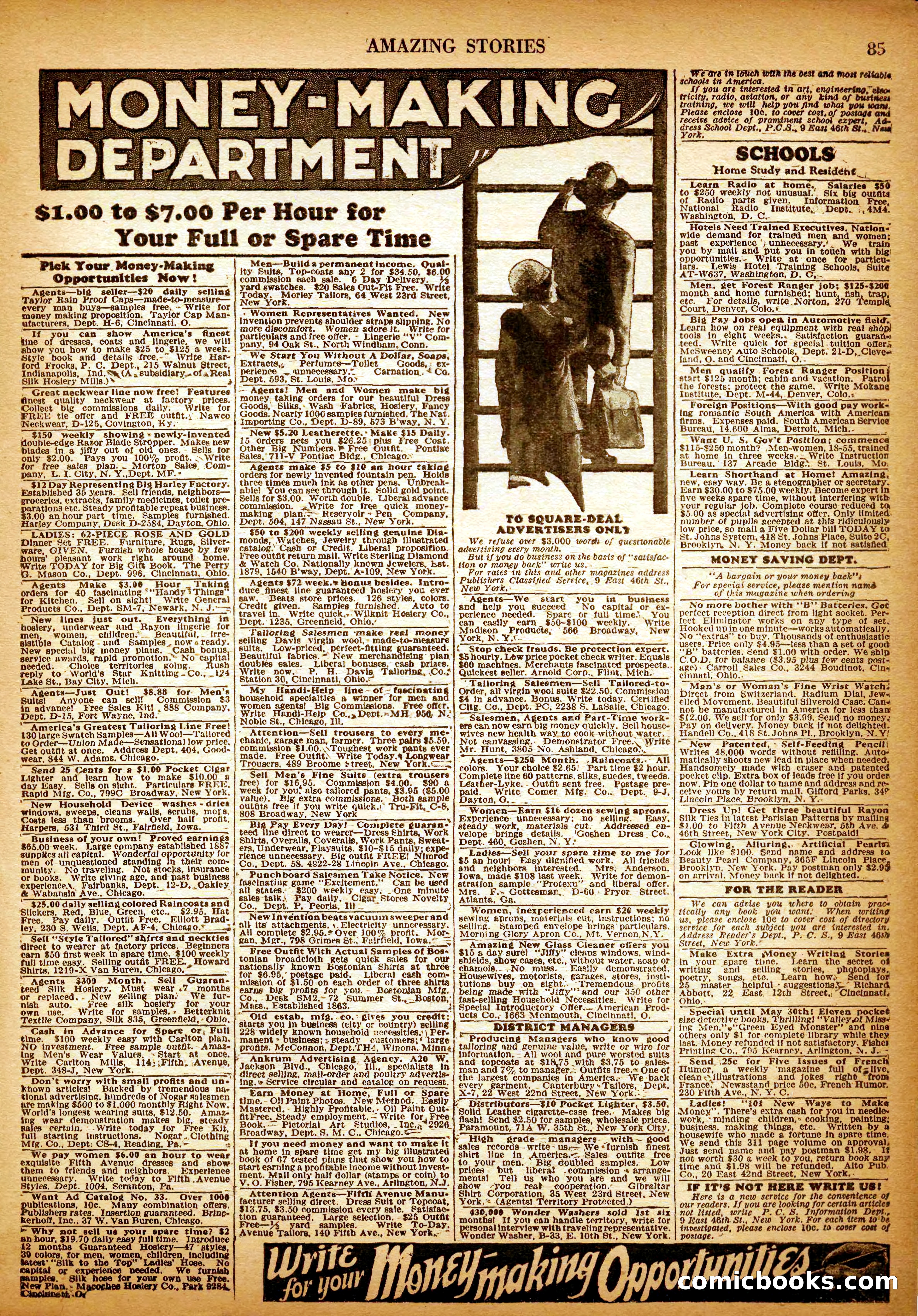 Amazing Stories, Vol. 3 No. 1 — page 88 of 101