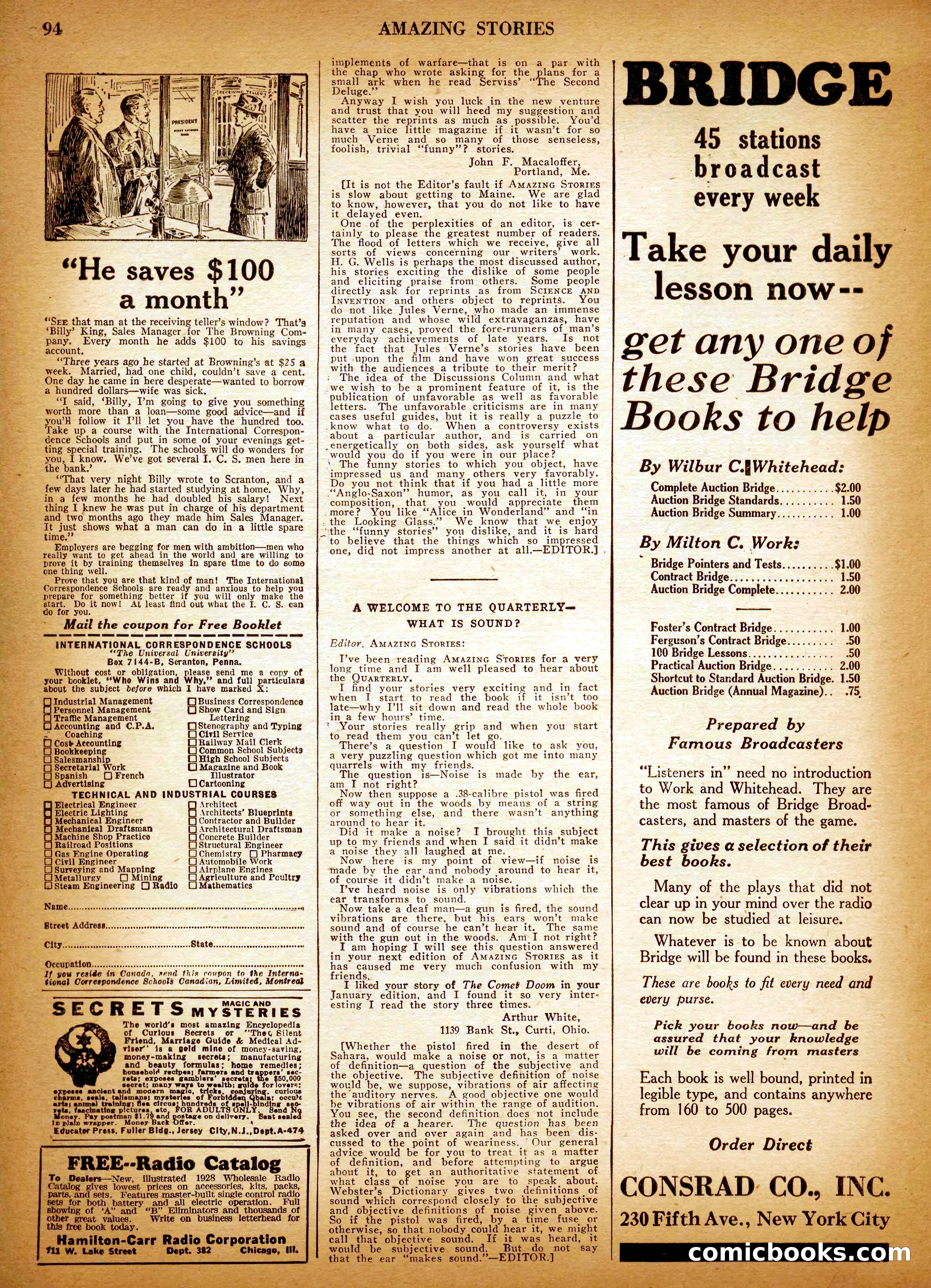 Amazing Stories, Vol. 3 No. 1 — page 97 of 101