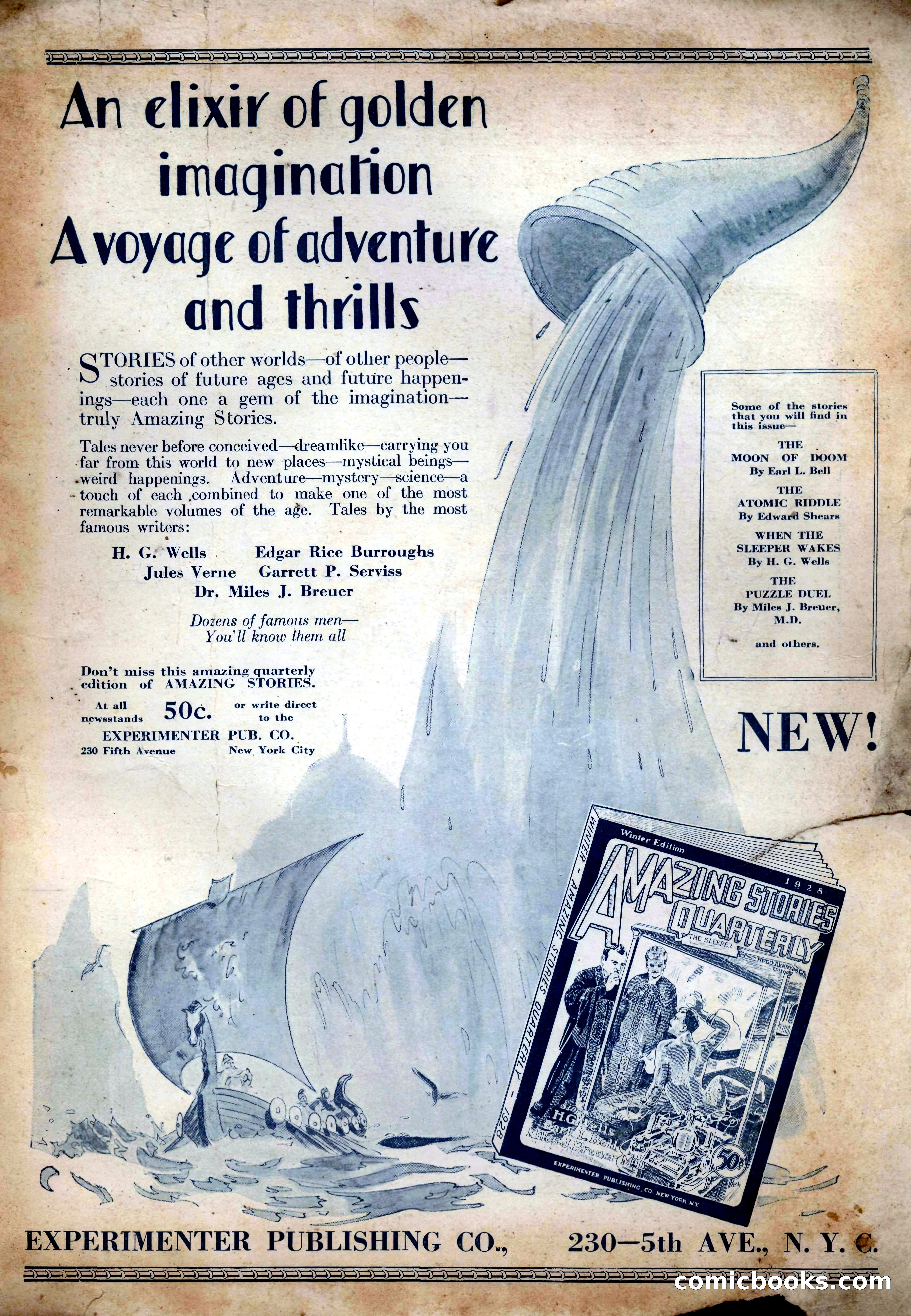 Amazing Stories, Vol. 3 No. 1 — page 100 of 101
