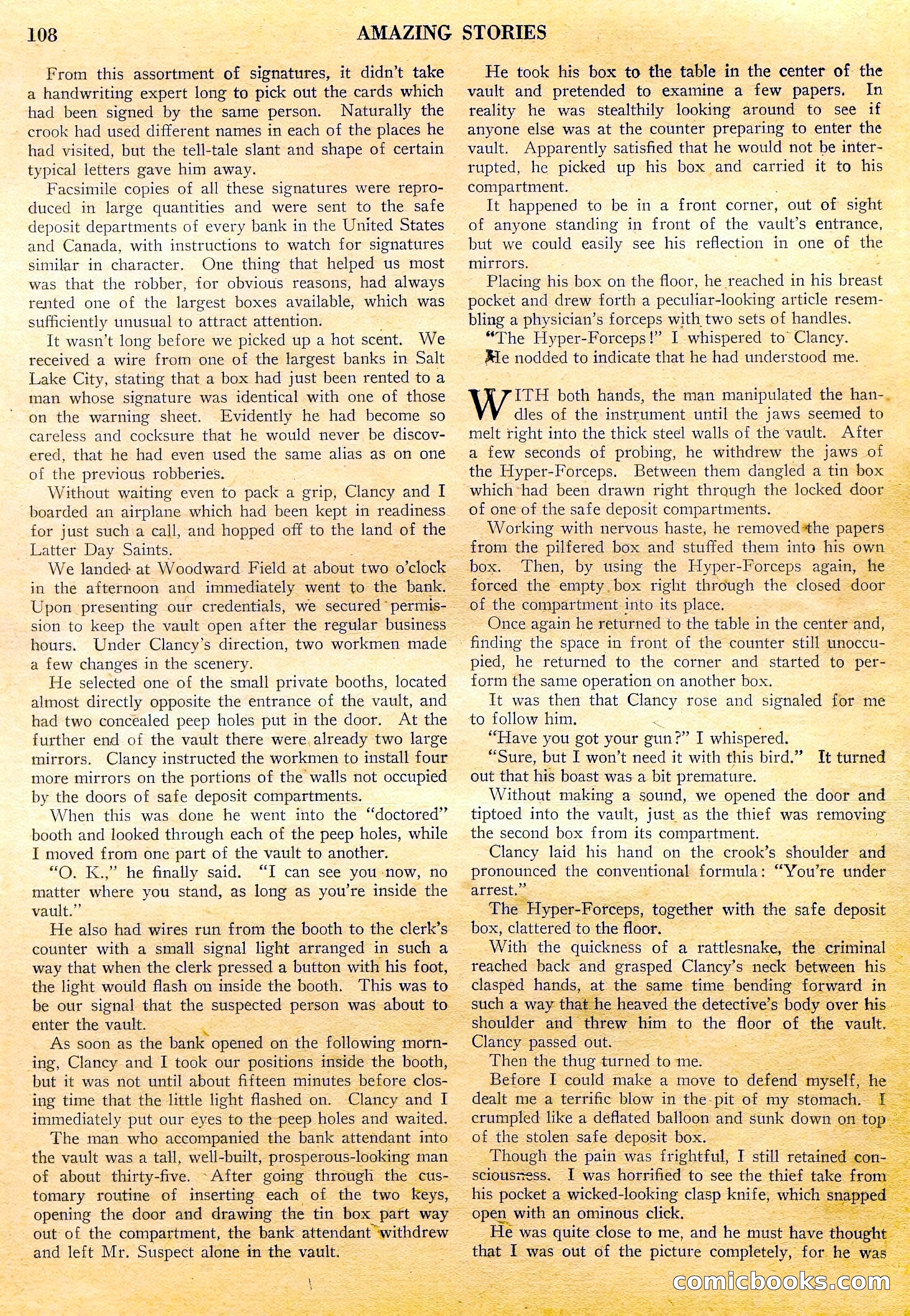 Amazing Stories, Vol. 3 No. 2 — page 13 of 97