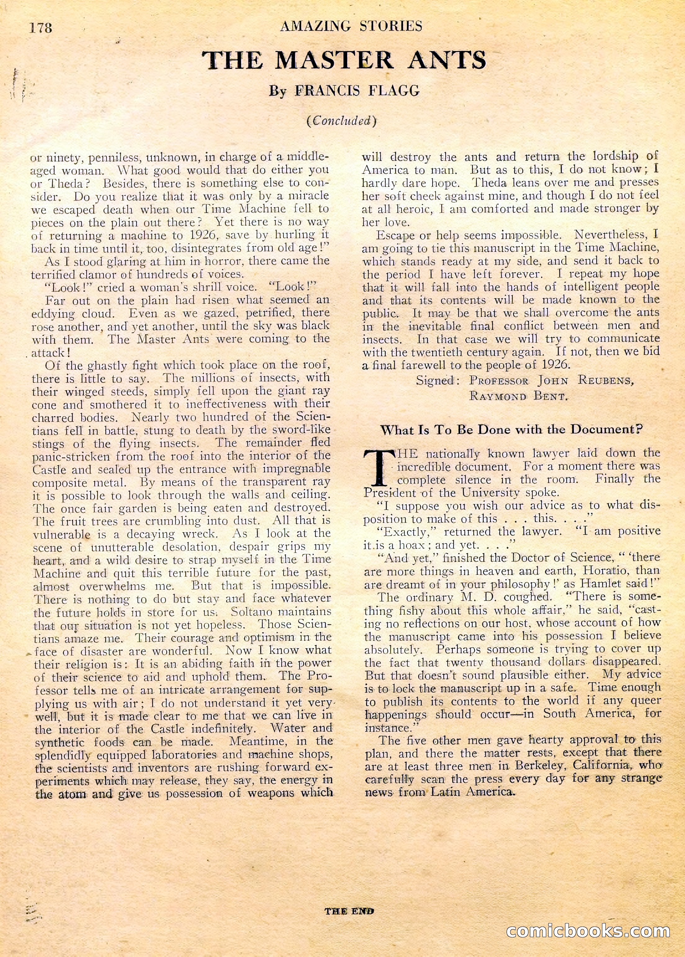 Amazing Stories, Vol. 3 No. 2 — page 83 of 97
