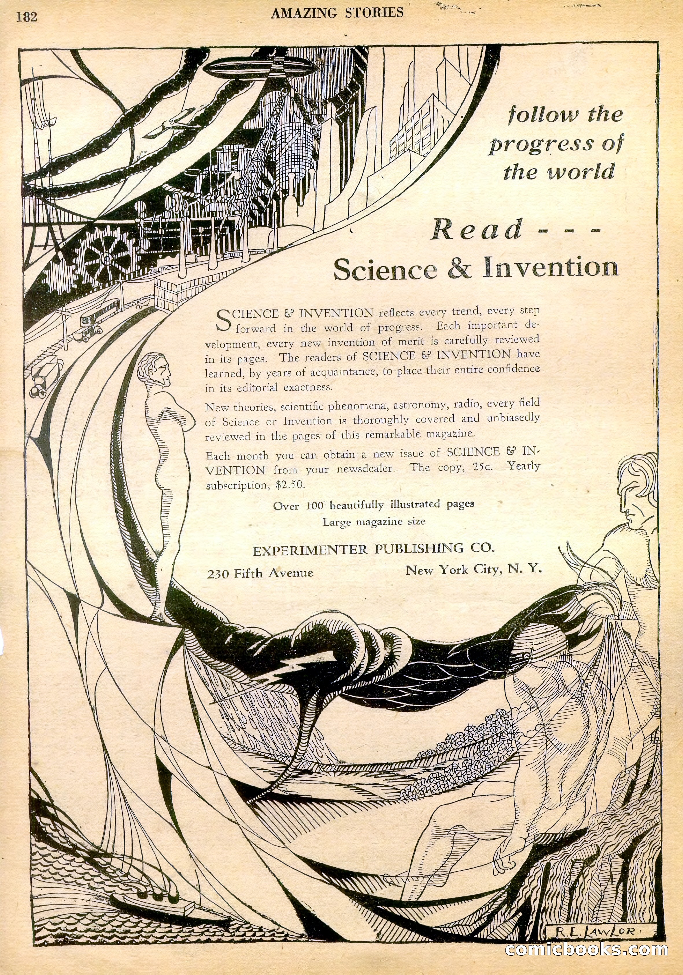 Amazing Stories, Vol. 3 No. 2 — page 87 of 97