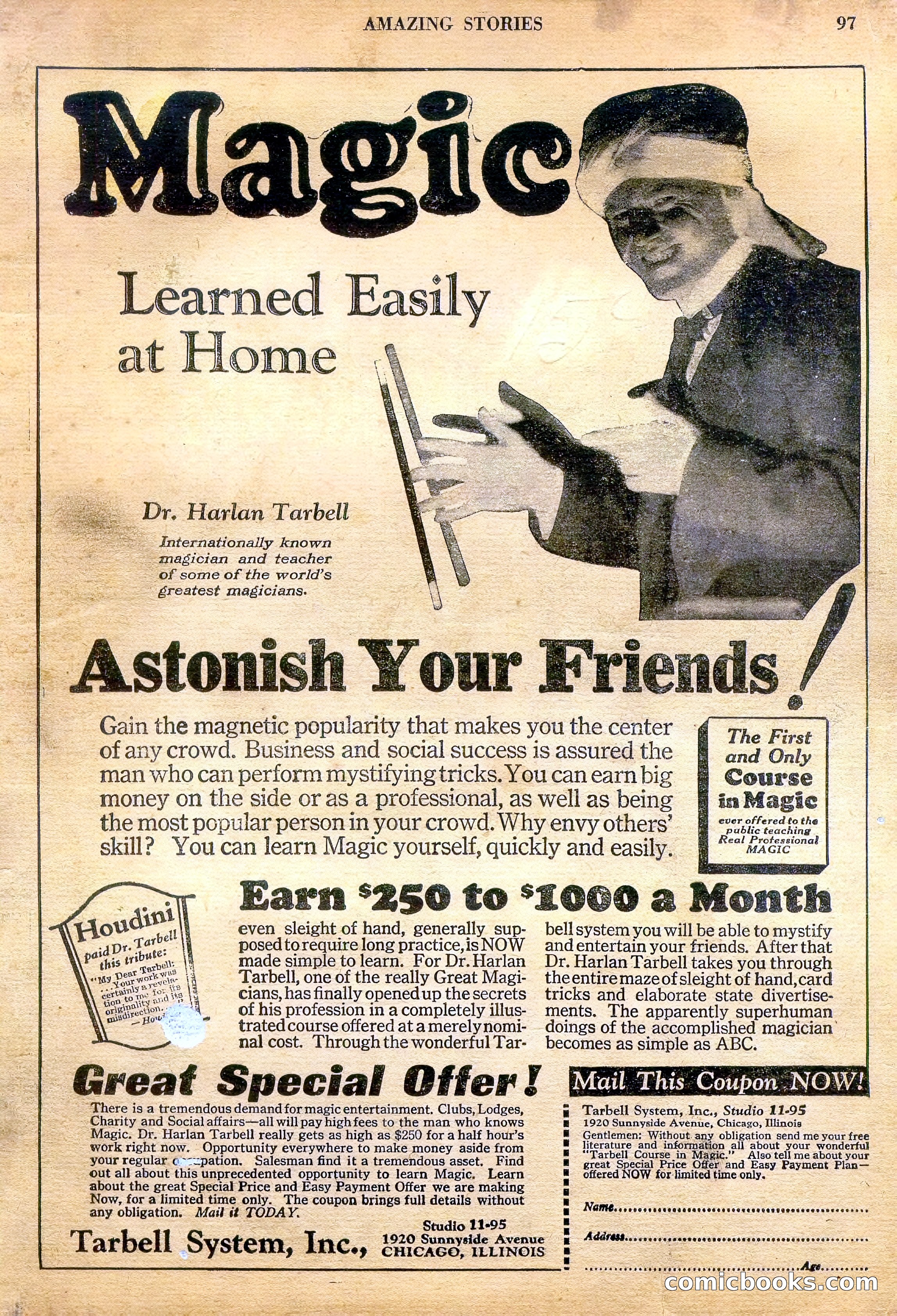 Amazing Stories, Vol. 3 No. 2 — page 2 of 97