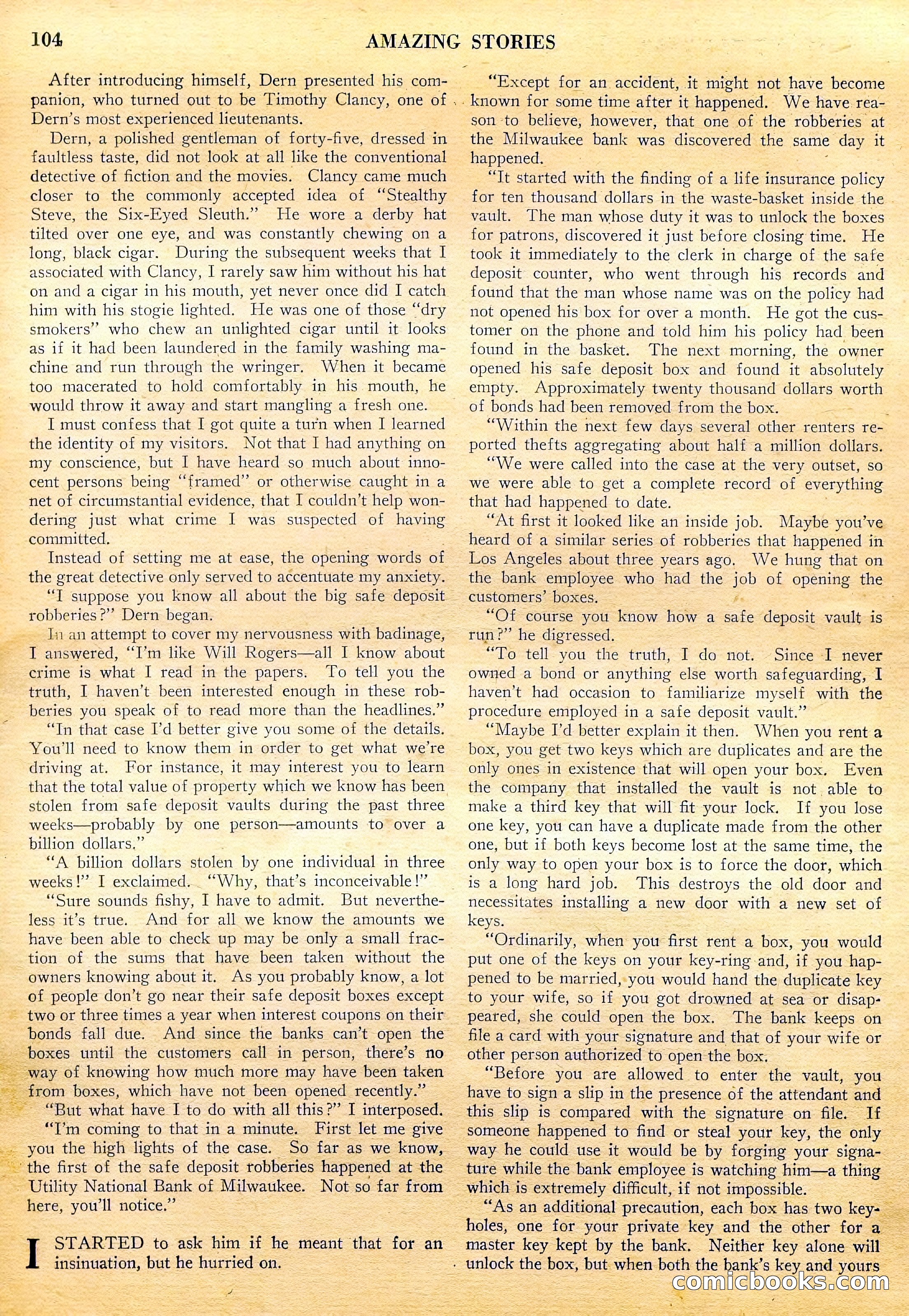 Amazing Stories, Vol. 3 No. 2 — page 9 of 97