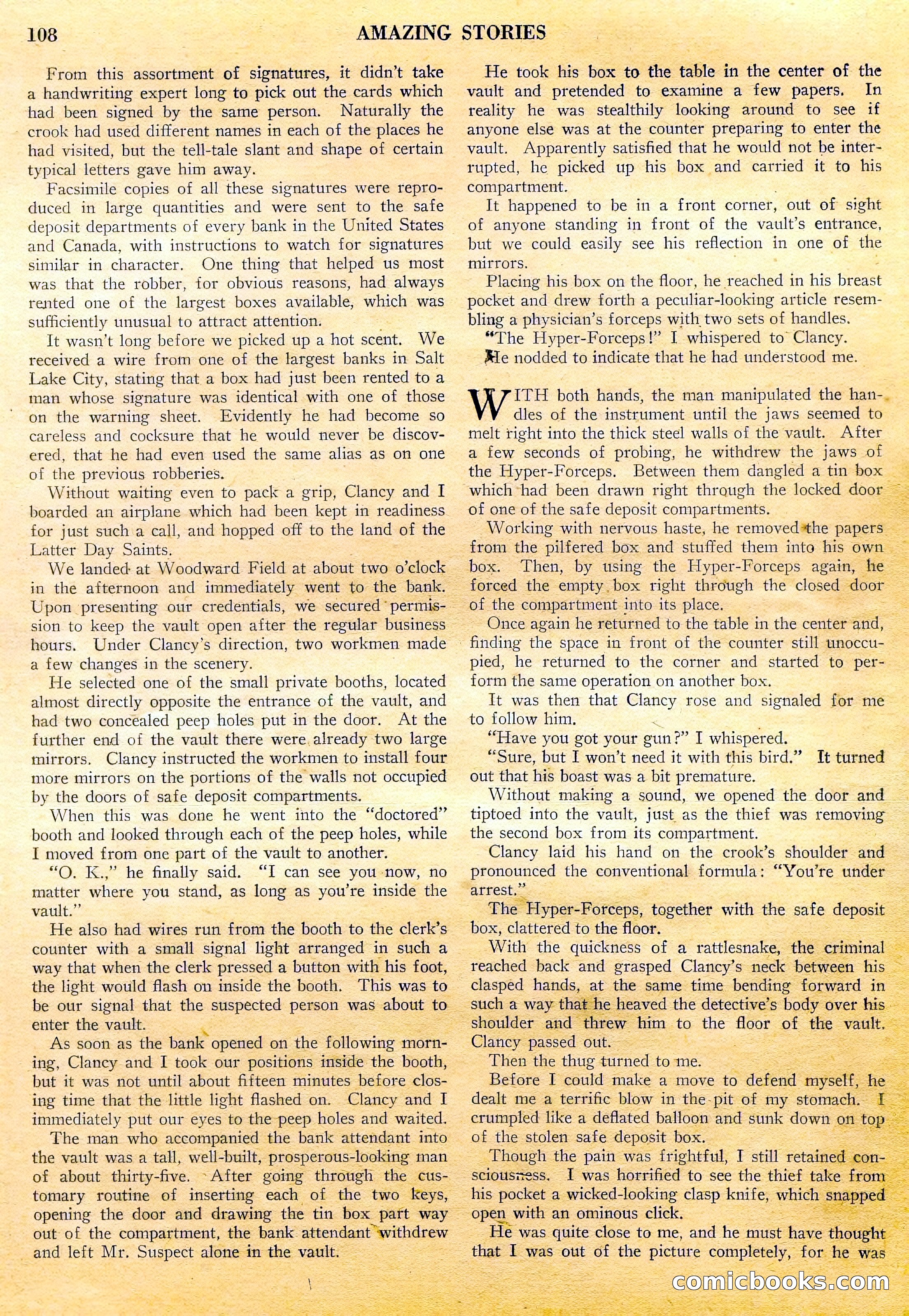 Amazing Stories, Vol. 3 No. 2 — page 13 of 97