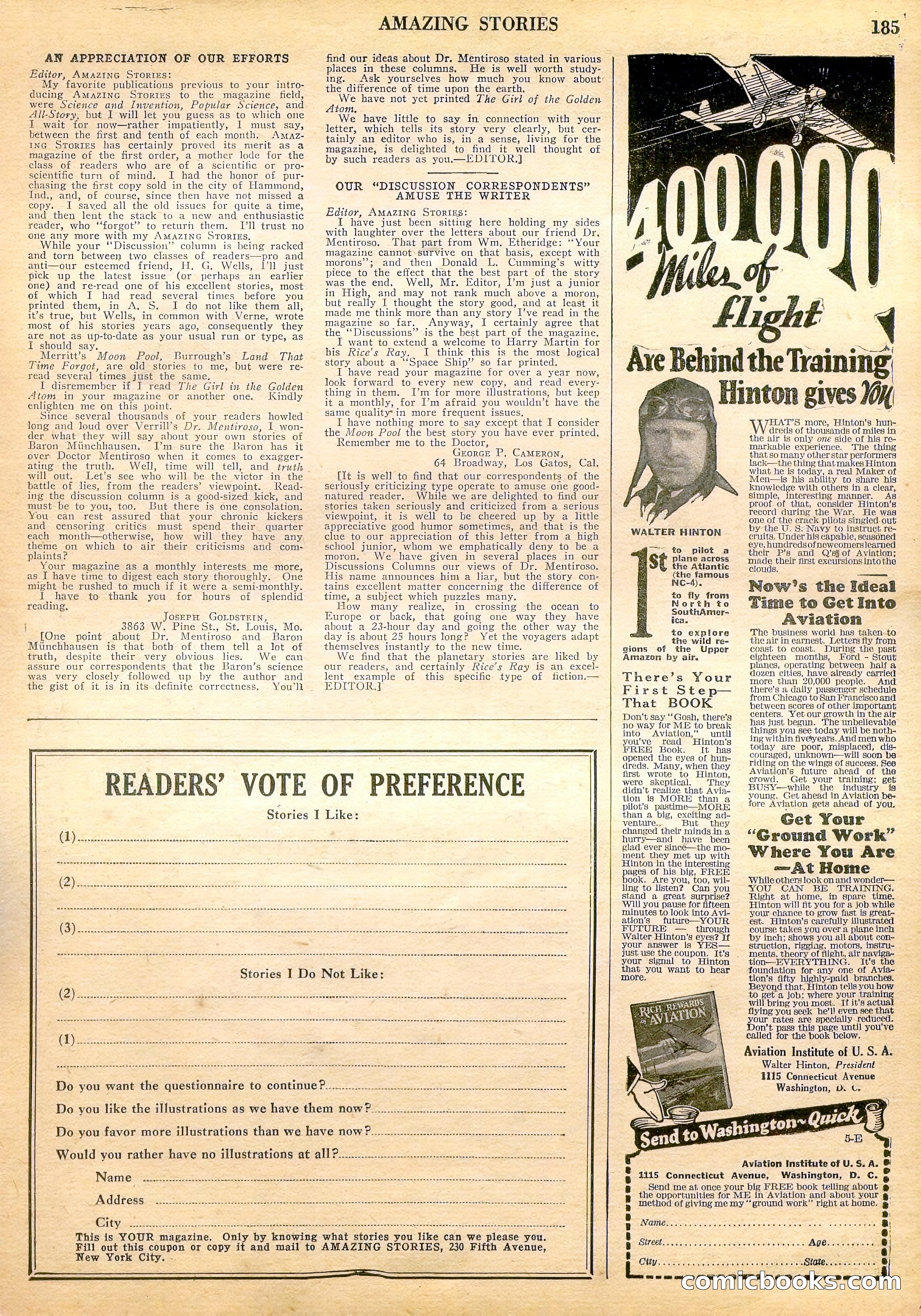 Amazing Stories, Vol. 3 No. 2 — page 90 of 97
