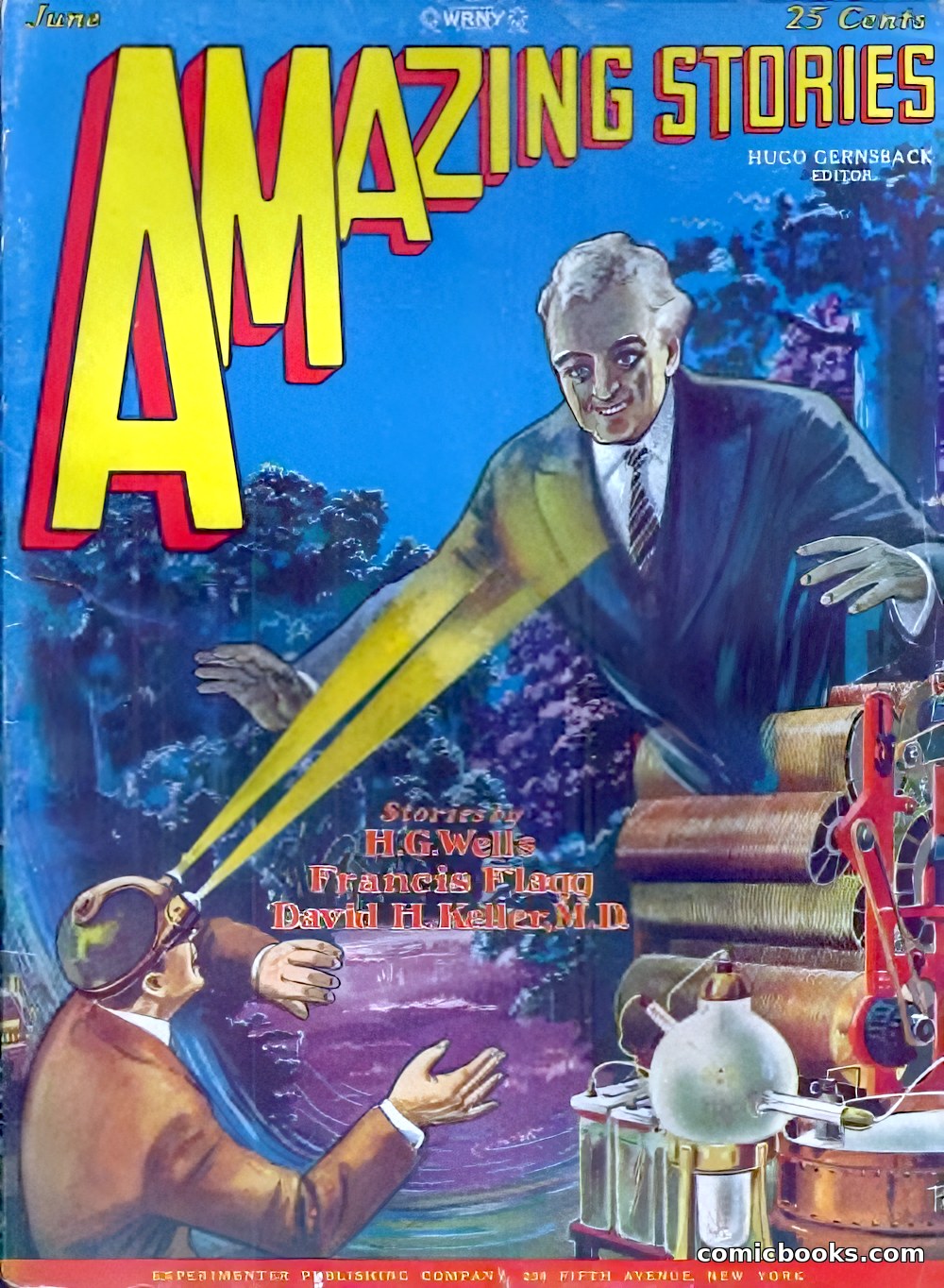 Amazing Stories, Vol. 3, No. 3 — page 1 of 100