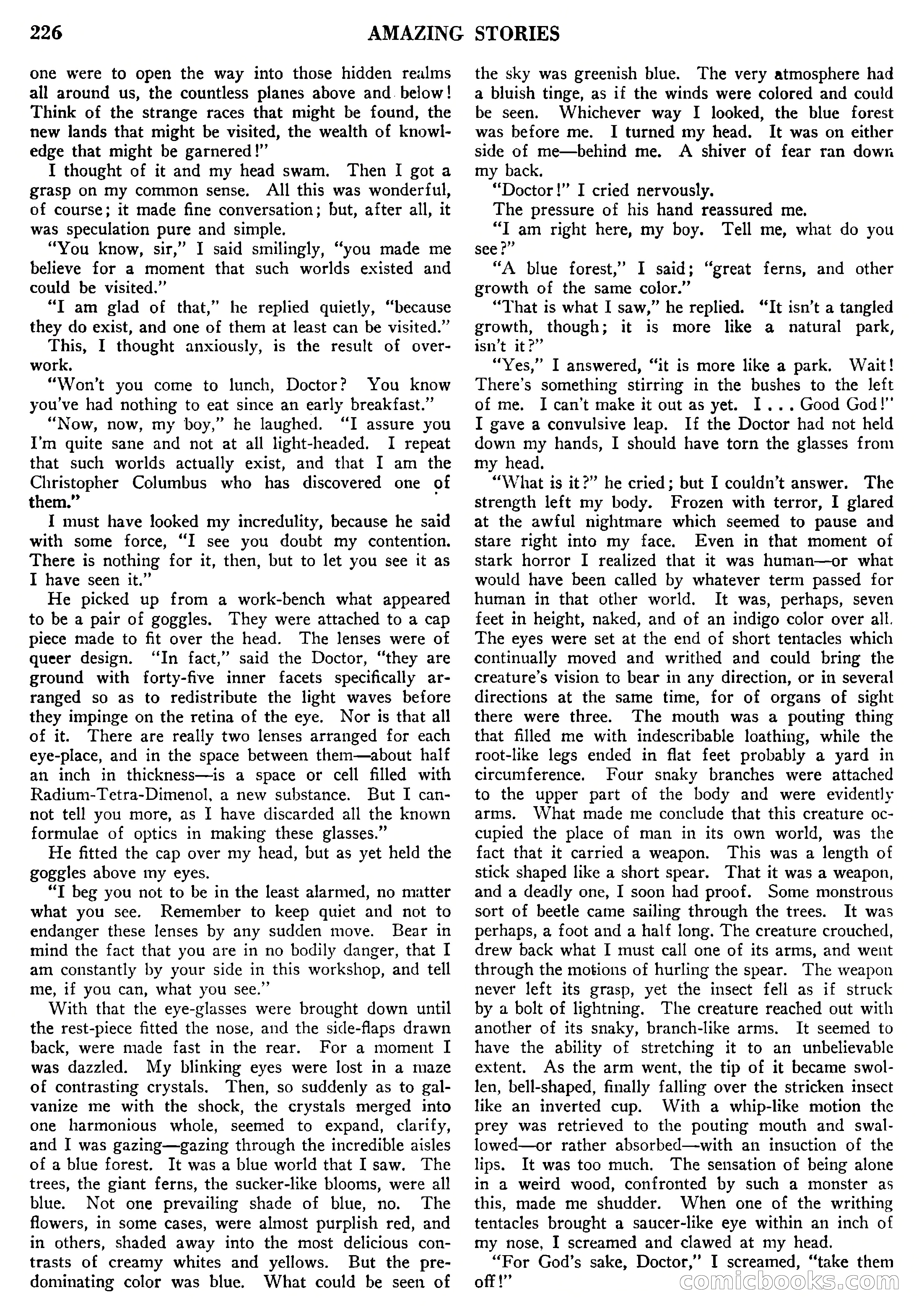 Amazing Stories, Vol. 3, No. 3 — page 36 of 100