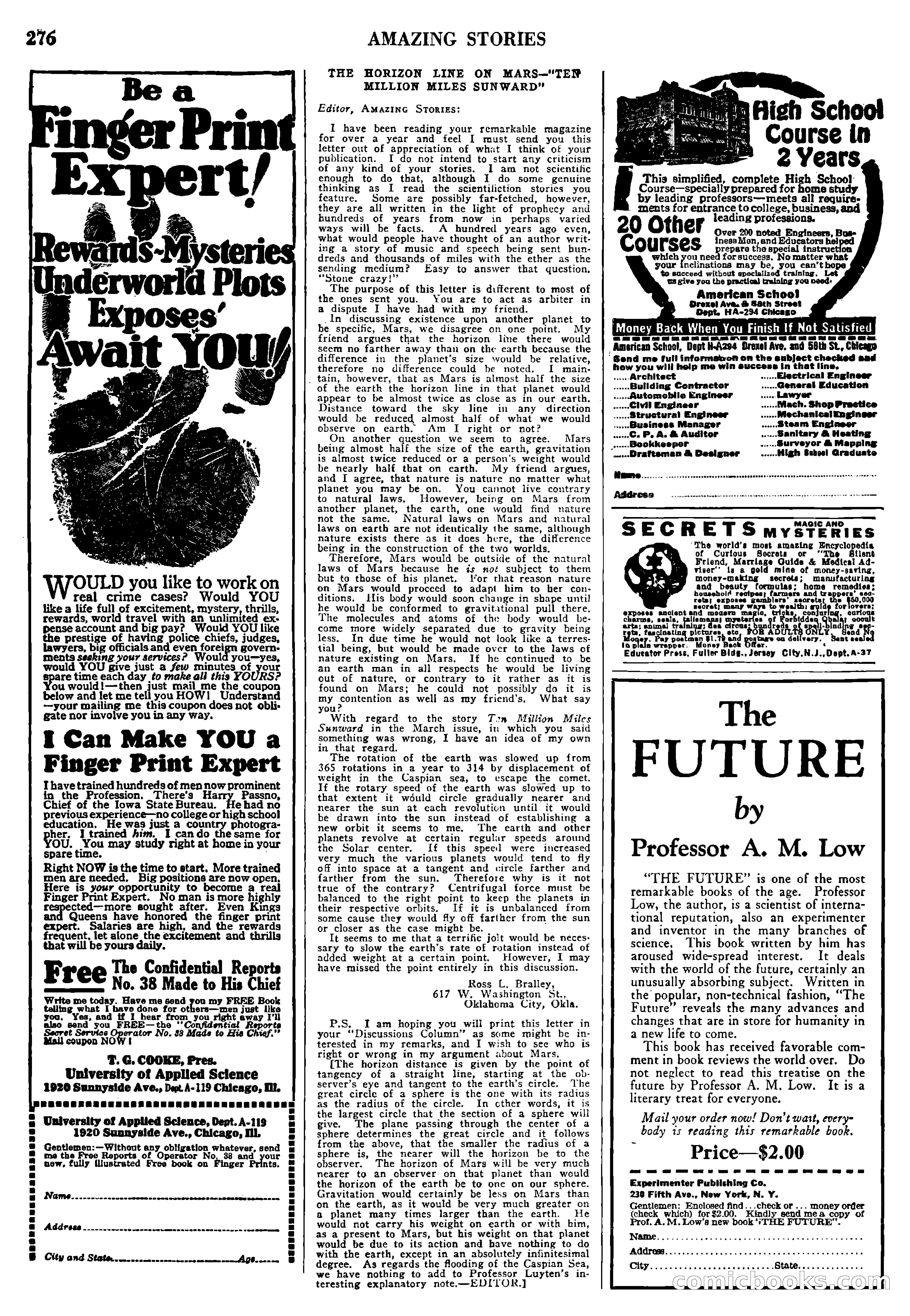 Amazing Stories, Vol. 3, No. 3 — page 86 of 100