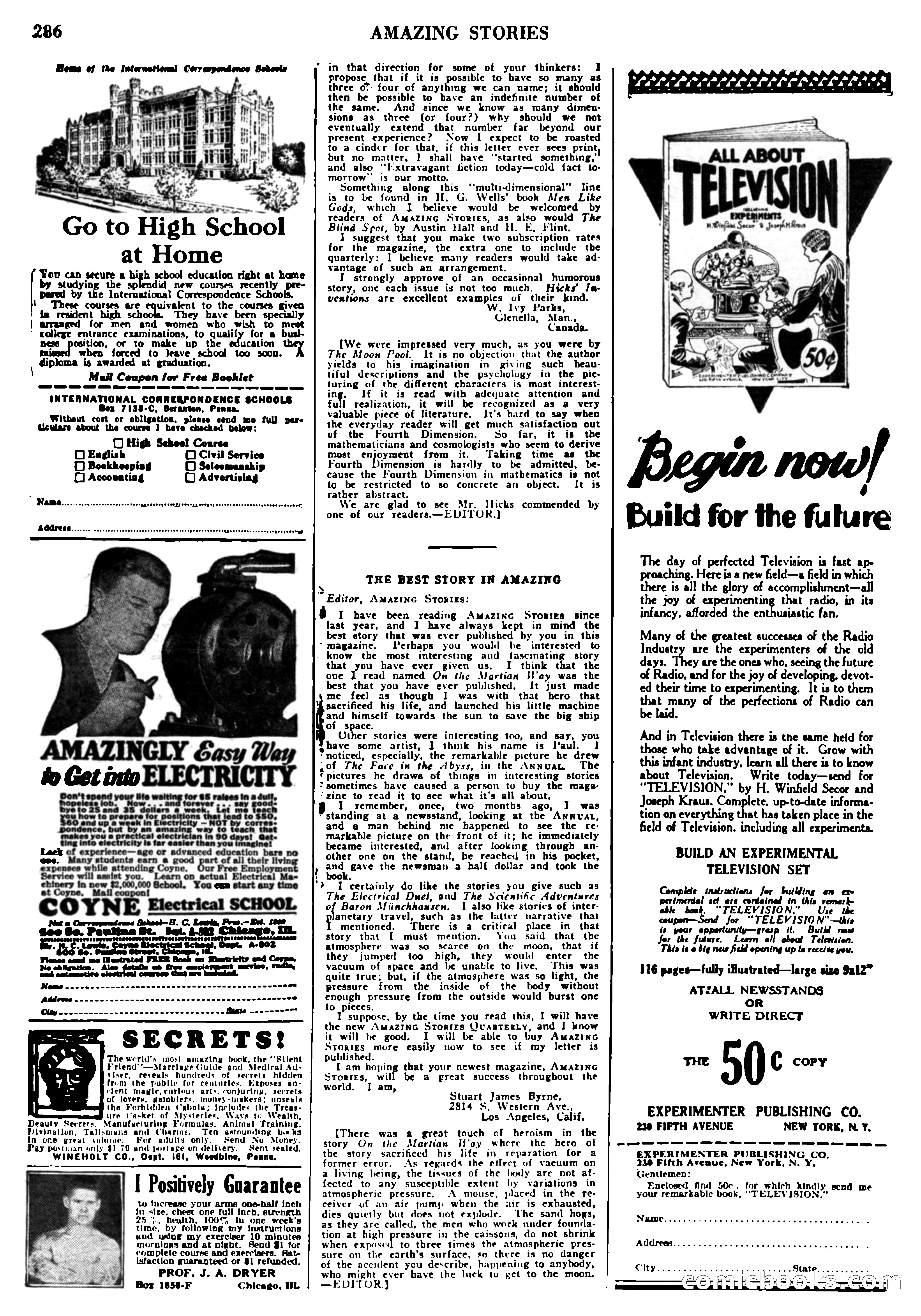 Amazing Stories, Vol. 3, No. 3 — page 96 of 100