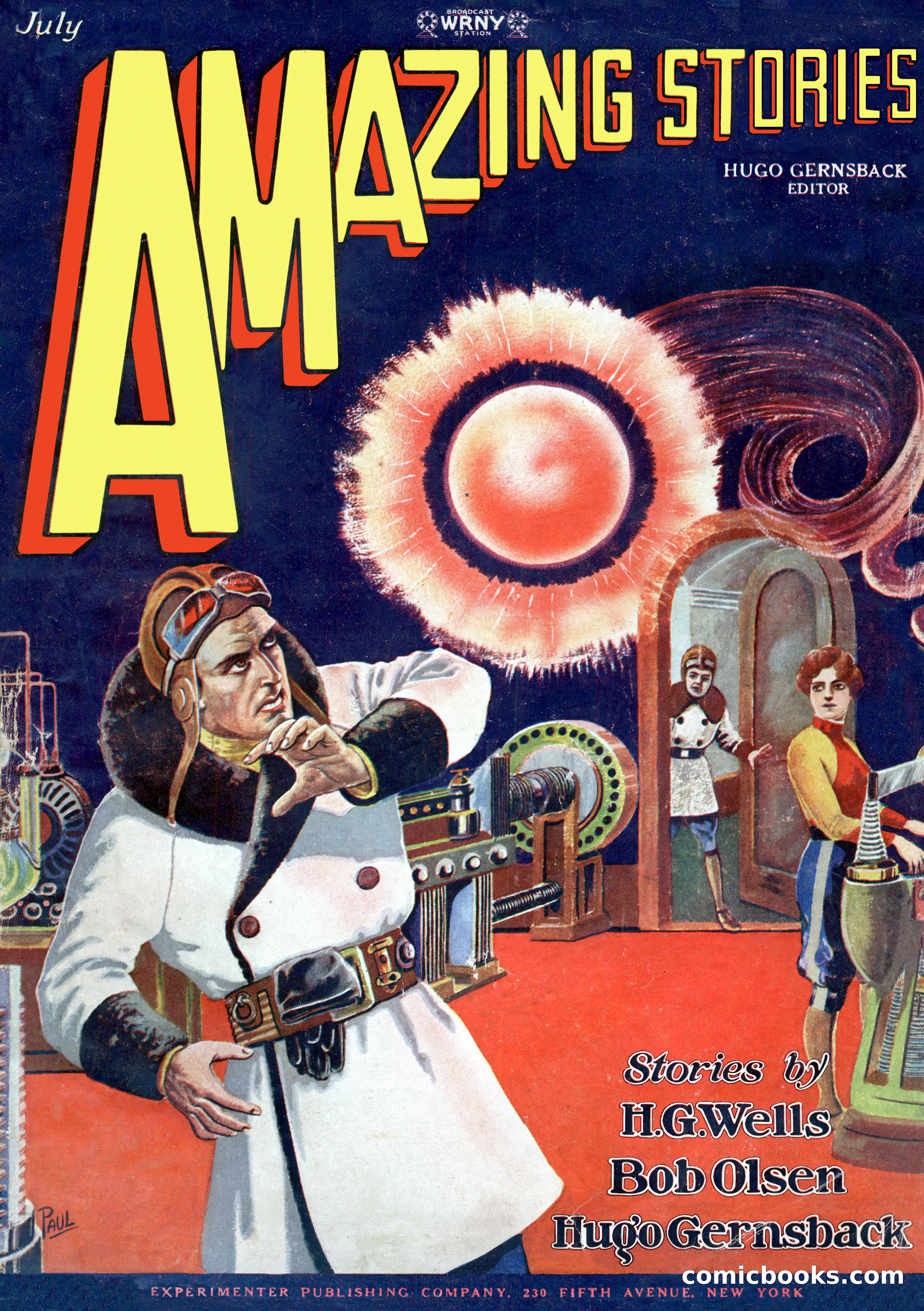 Amazing Stories, Vol. 3 No. 4 — page 1 of 96