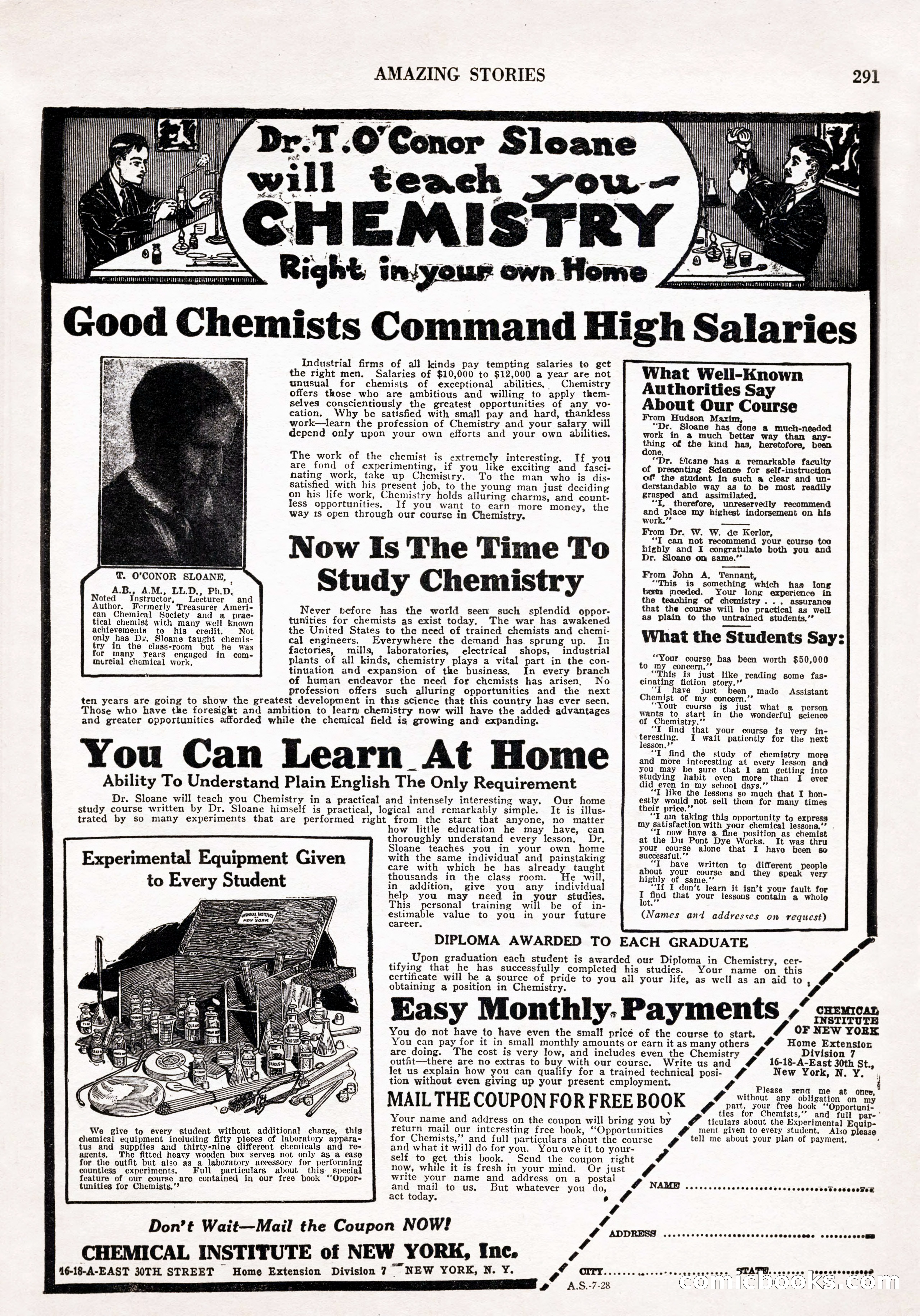 Amazing Stories, Vol. 3 No. 4 — page 5 of 96
