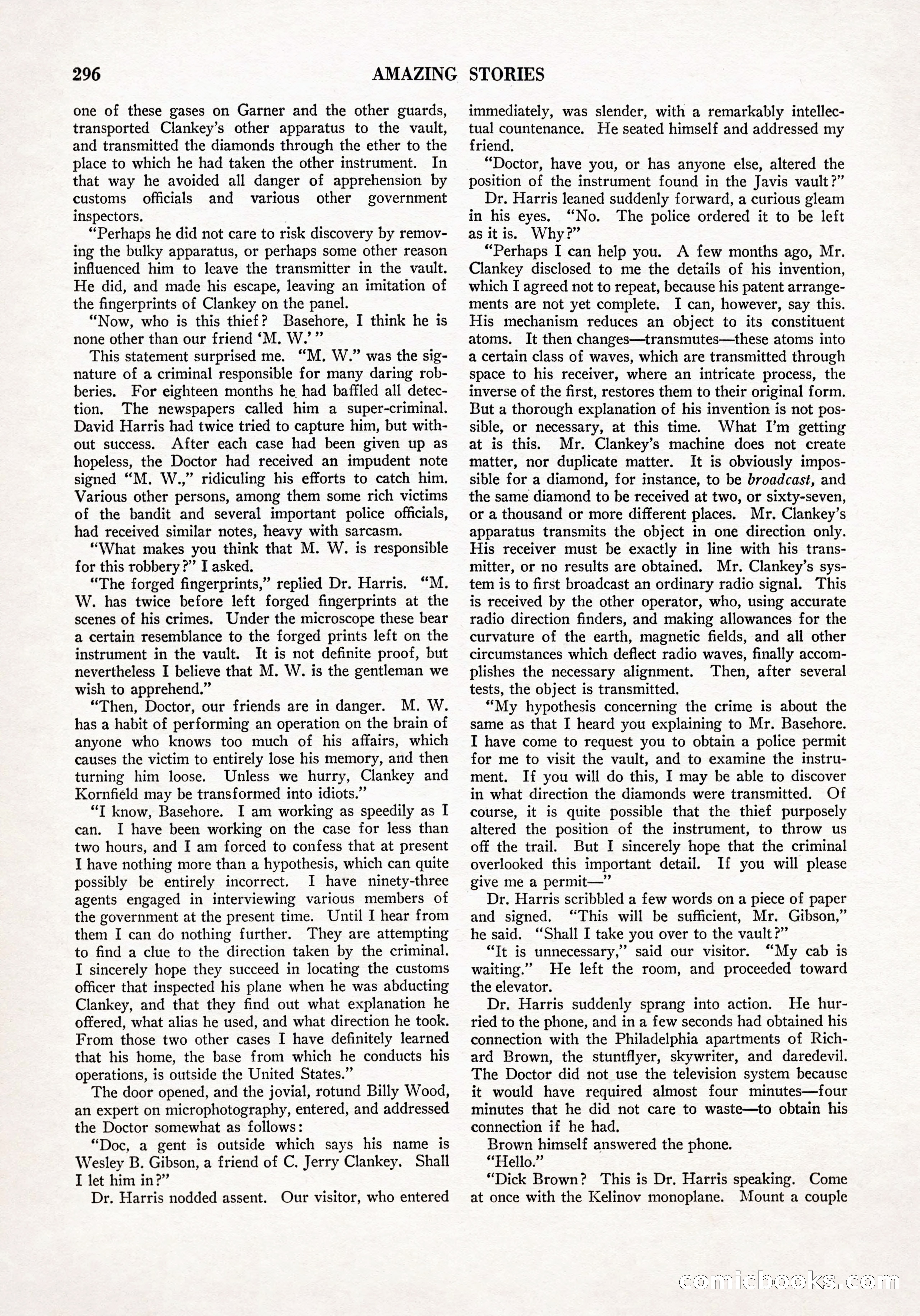 Amazing Stories, Vol. 3 No. 4 — page 10 of 96