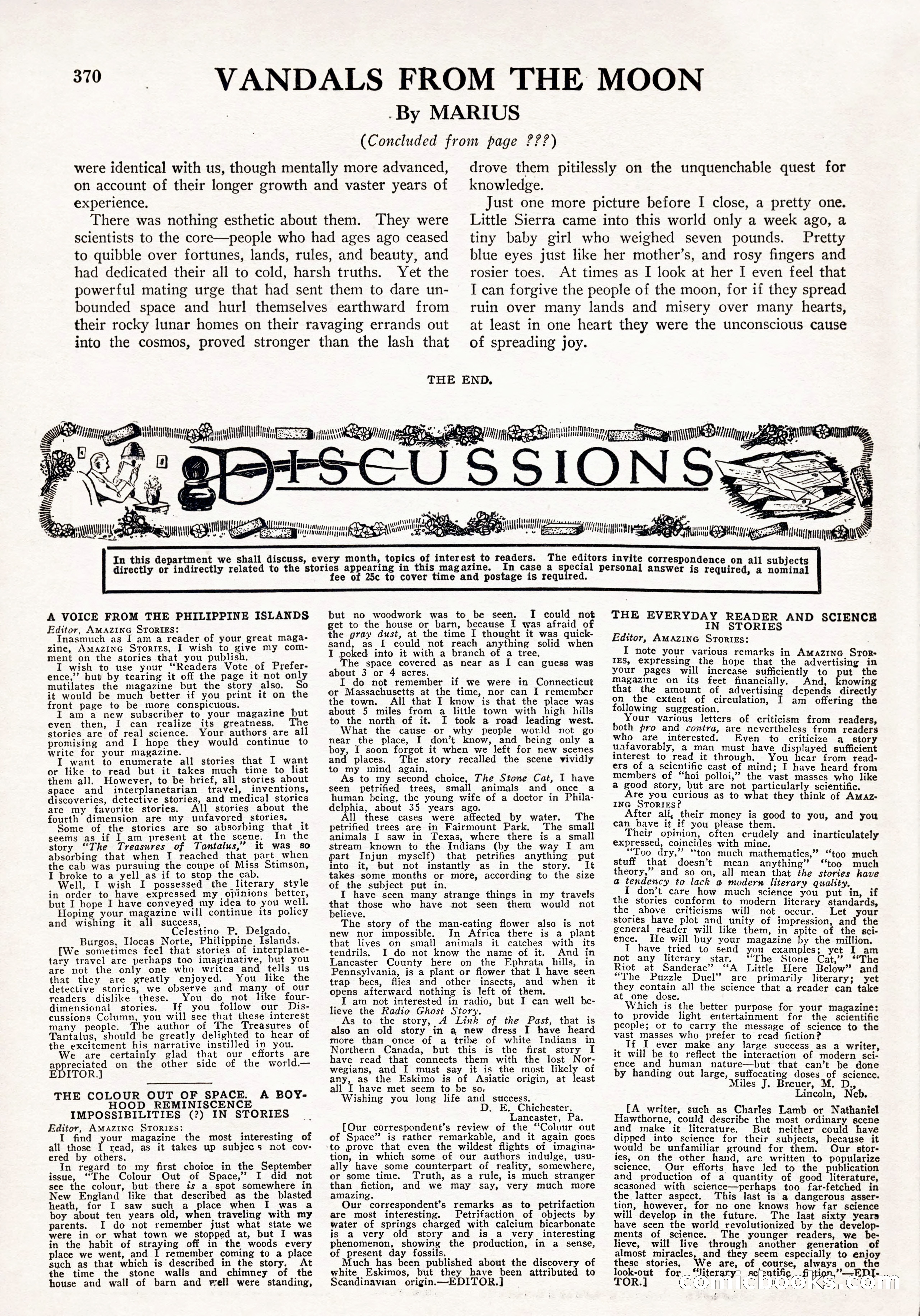 Amazing Stories, Vol. 3 No. 4 — page 84 of 96