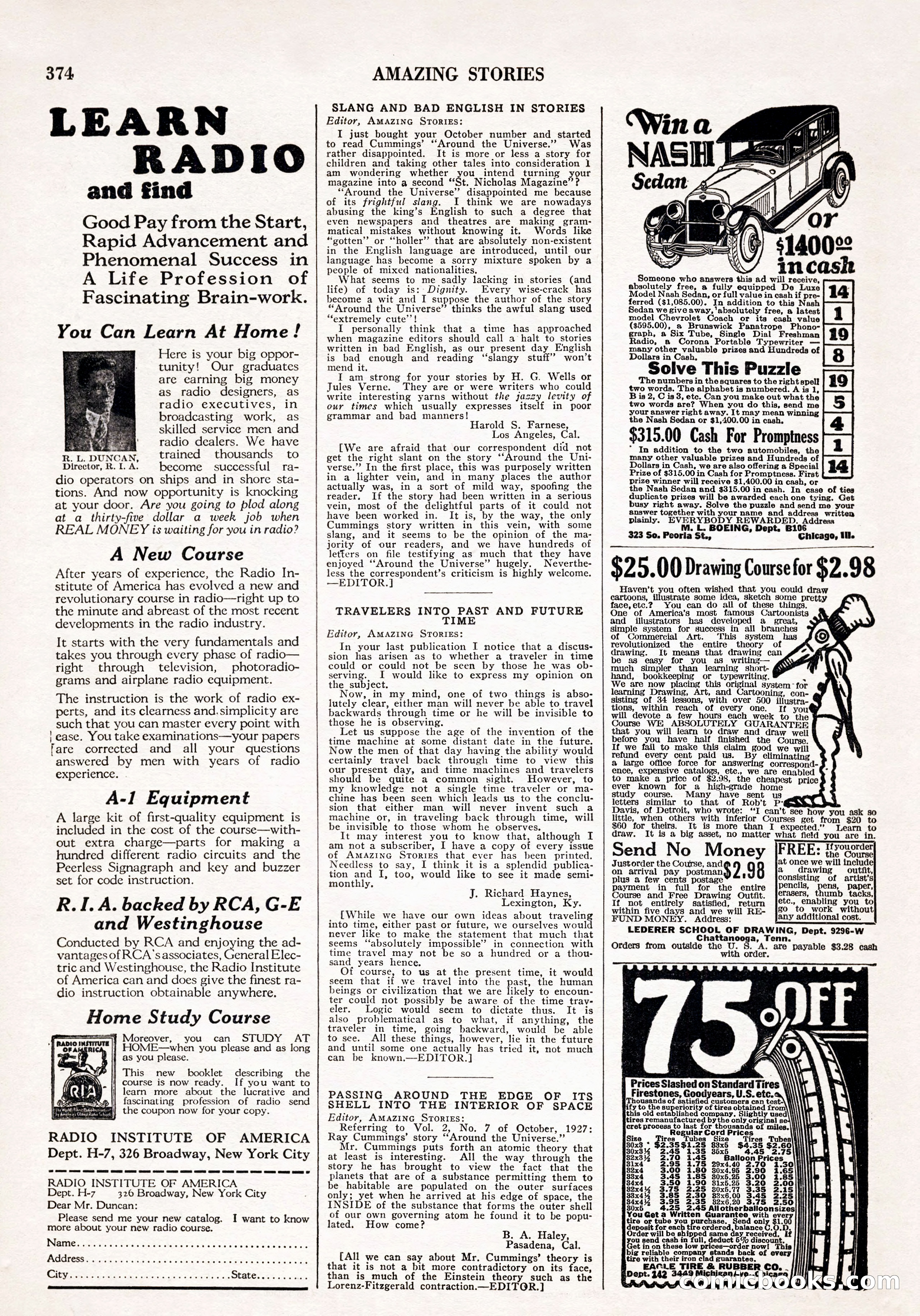 Amazing Stories, Vol. 3 No. 4 — page 88 of 96