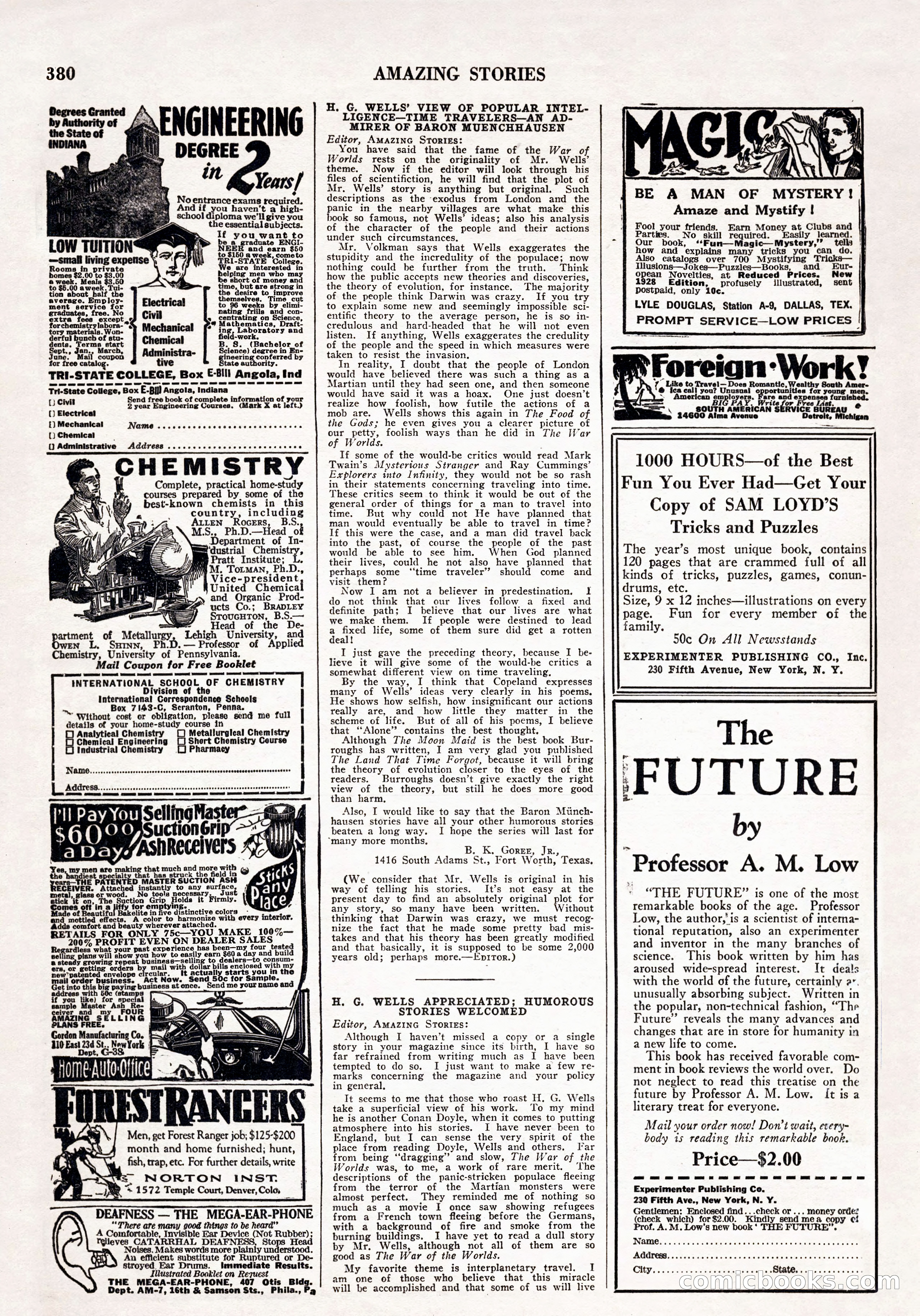 Amazing Stories, Vol. 3 No. 4 — page 94 of 96