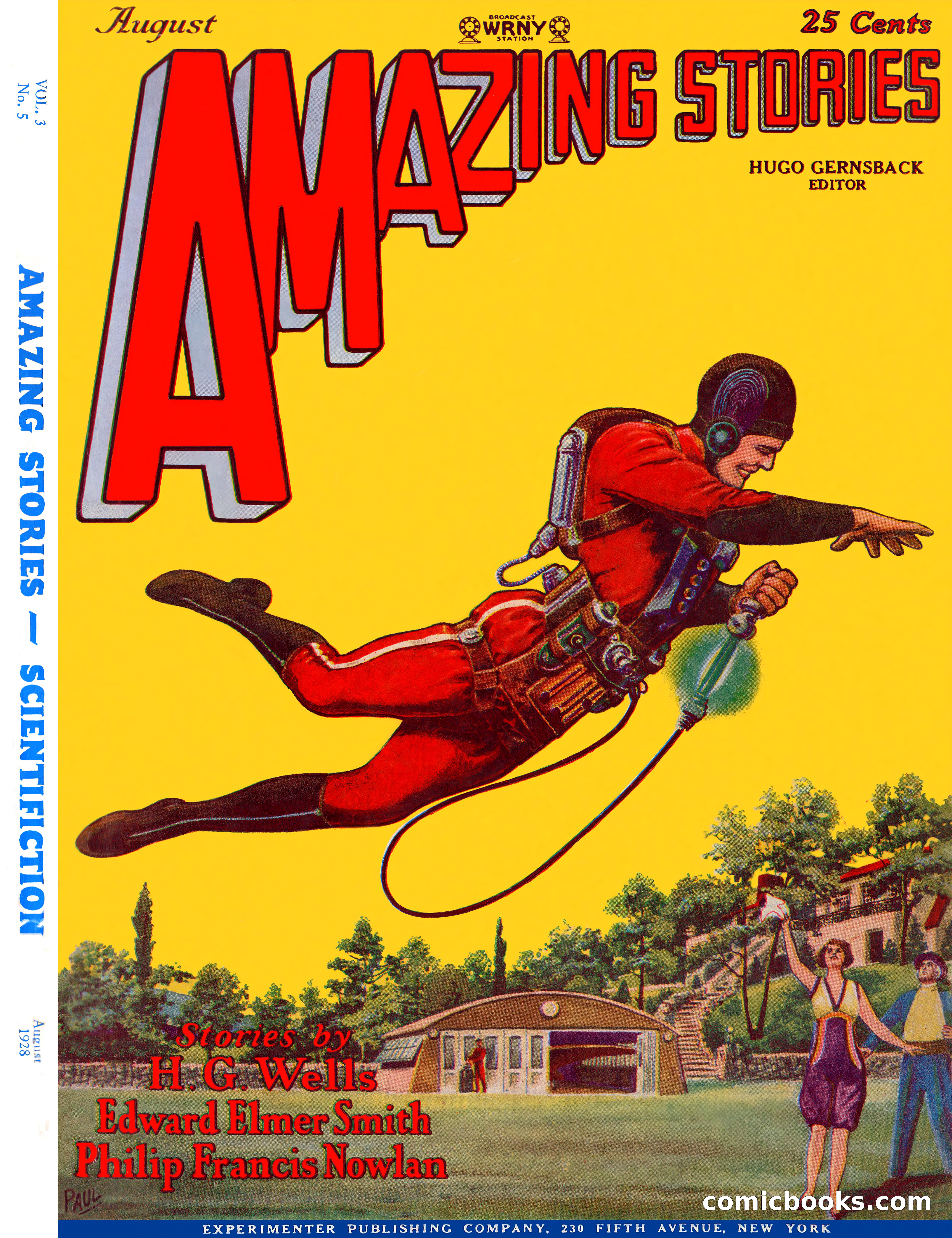 Amazing Stories, Vol. 3 No. 5 — page 2 of 100
