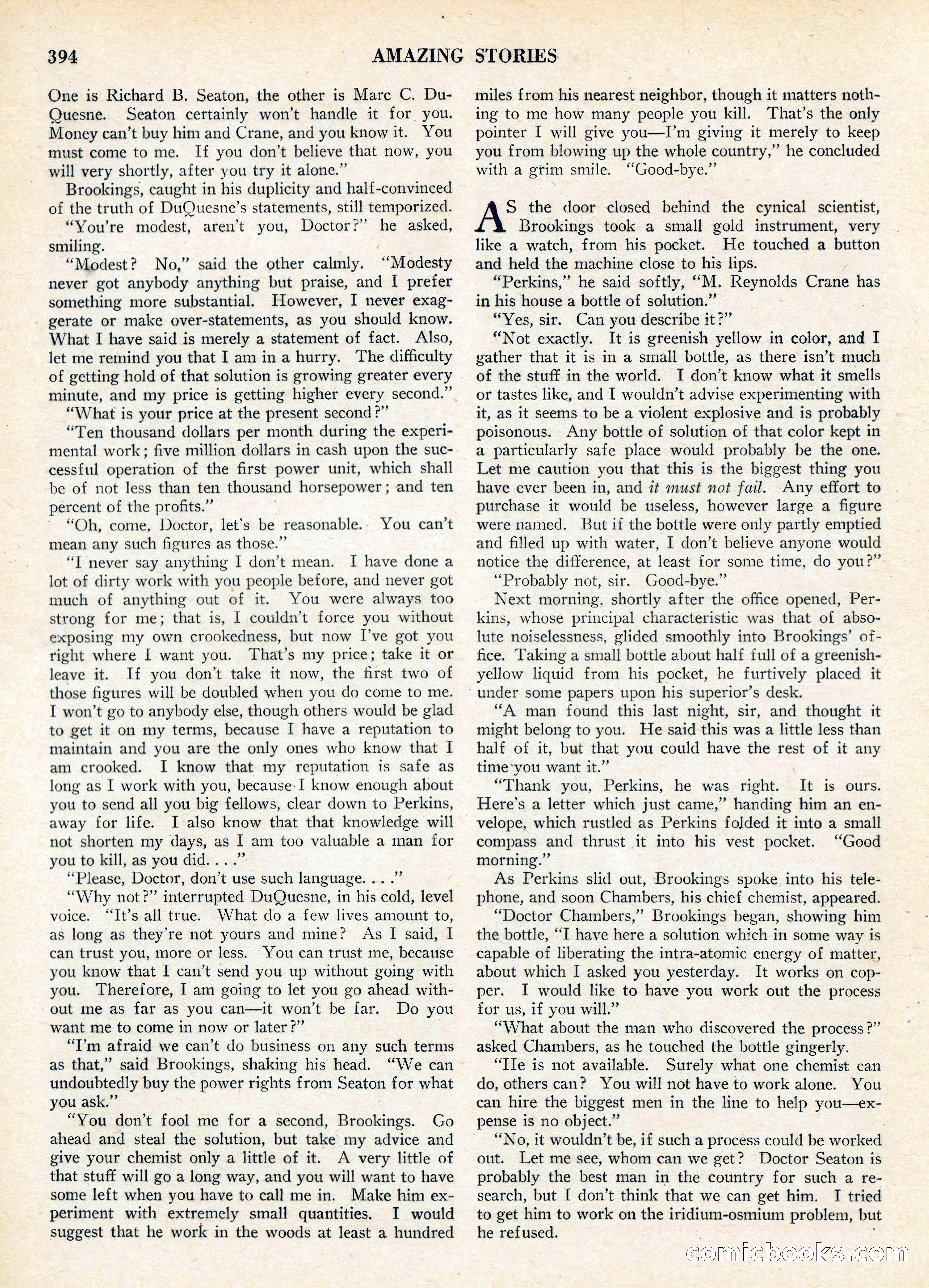 Amazing Stories, Vol. 3 No. 5 — page 12 of 100