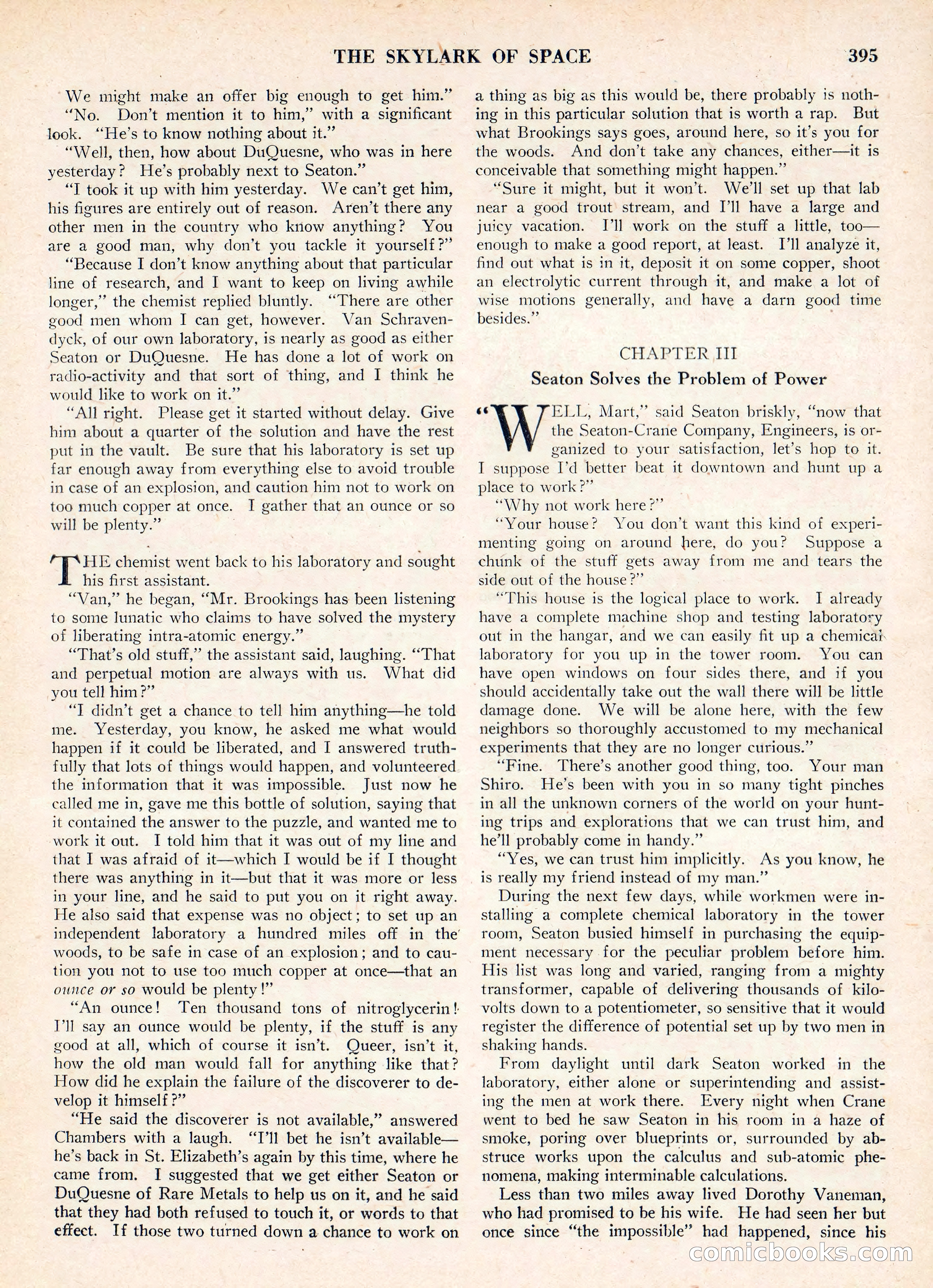 Amazing Stories, Vol. 3 No. 5 — page 13 of 100