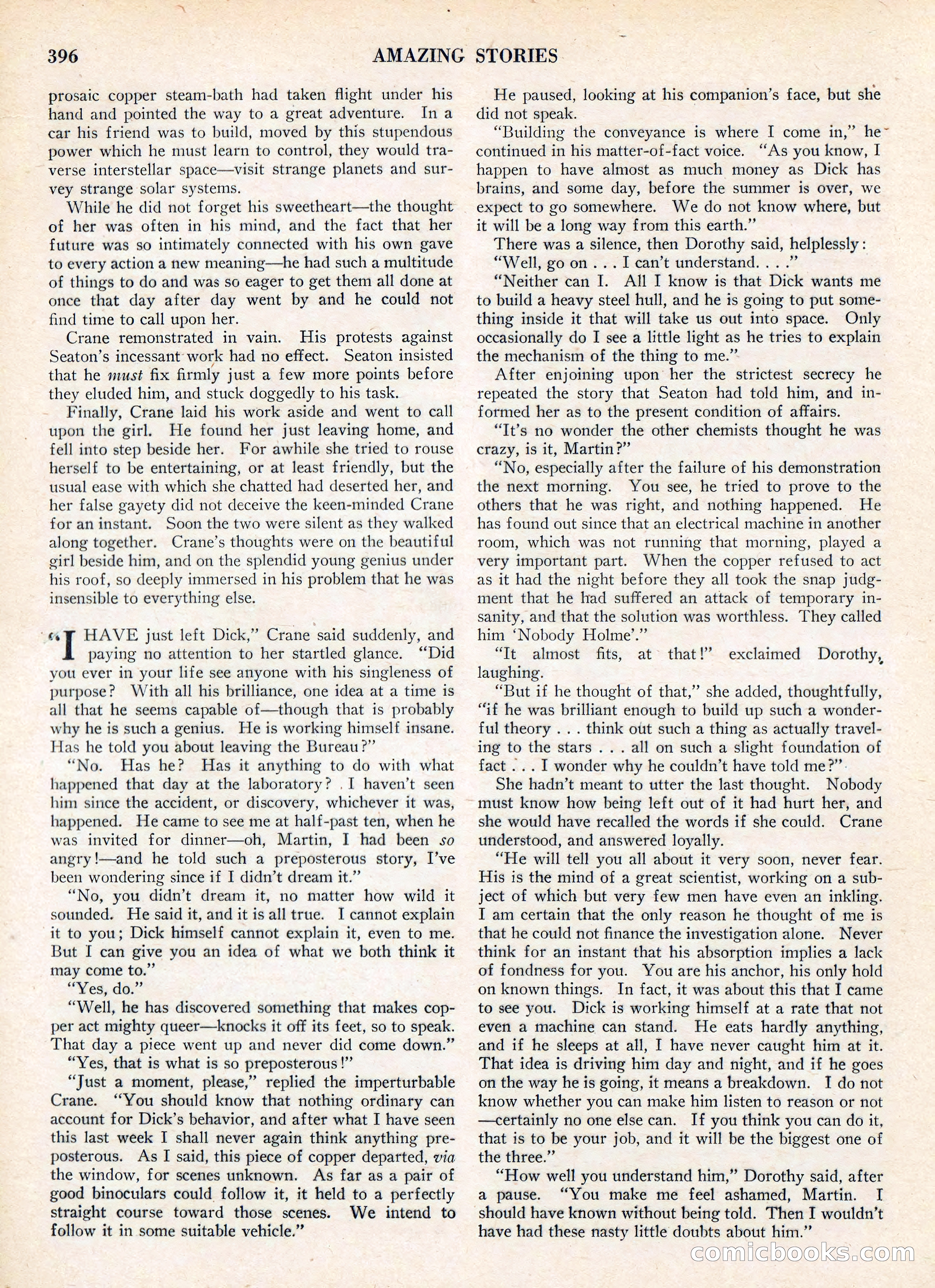 Amazing Stories, Vol. 3 No. 5 — page 14 of 100