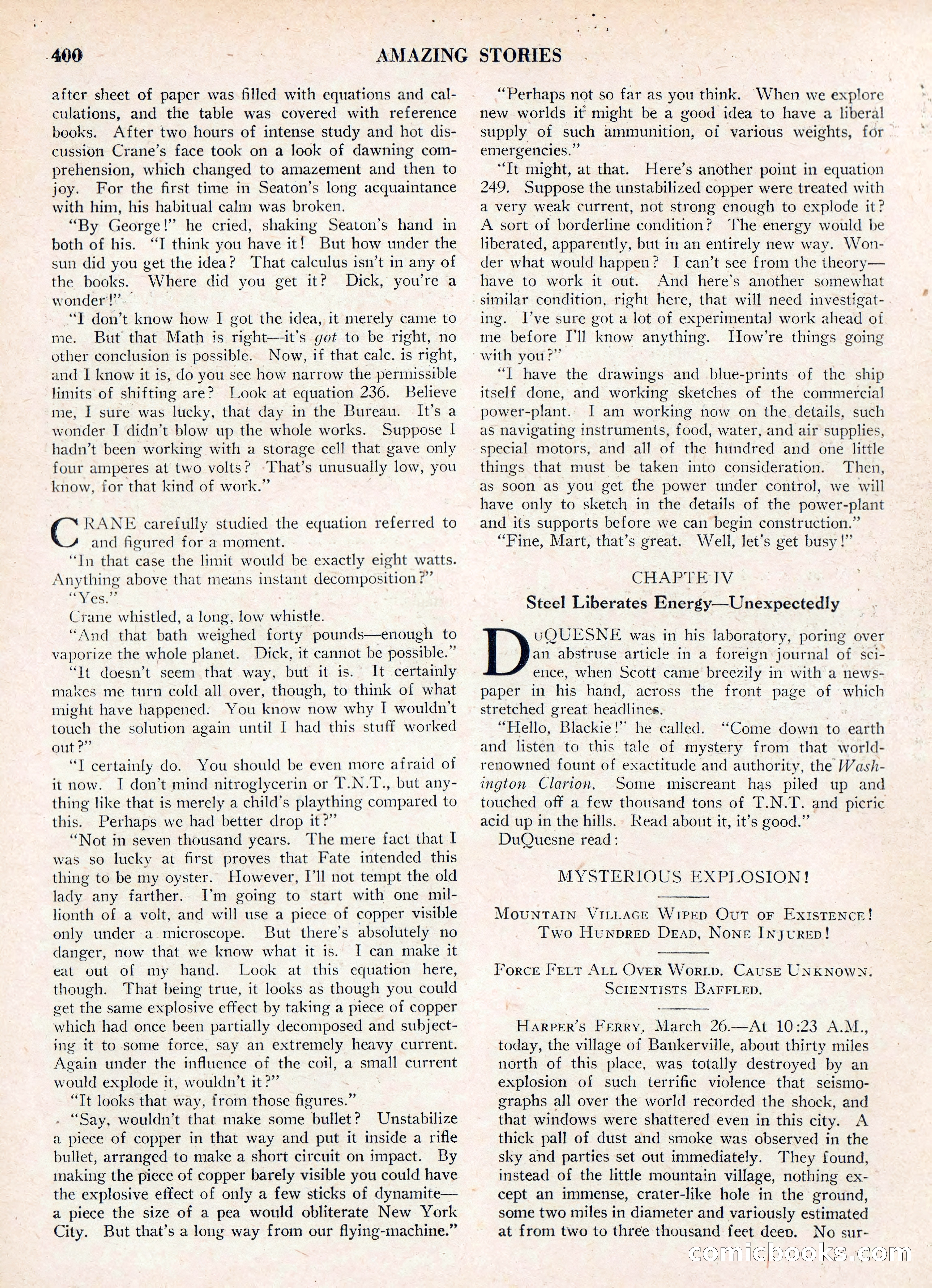 Amazing Stories, Vol. 3 No. 5 — page 18 of 100