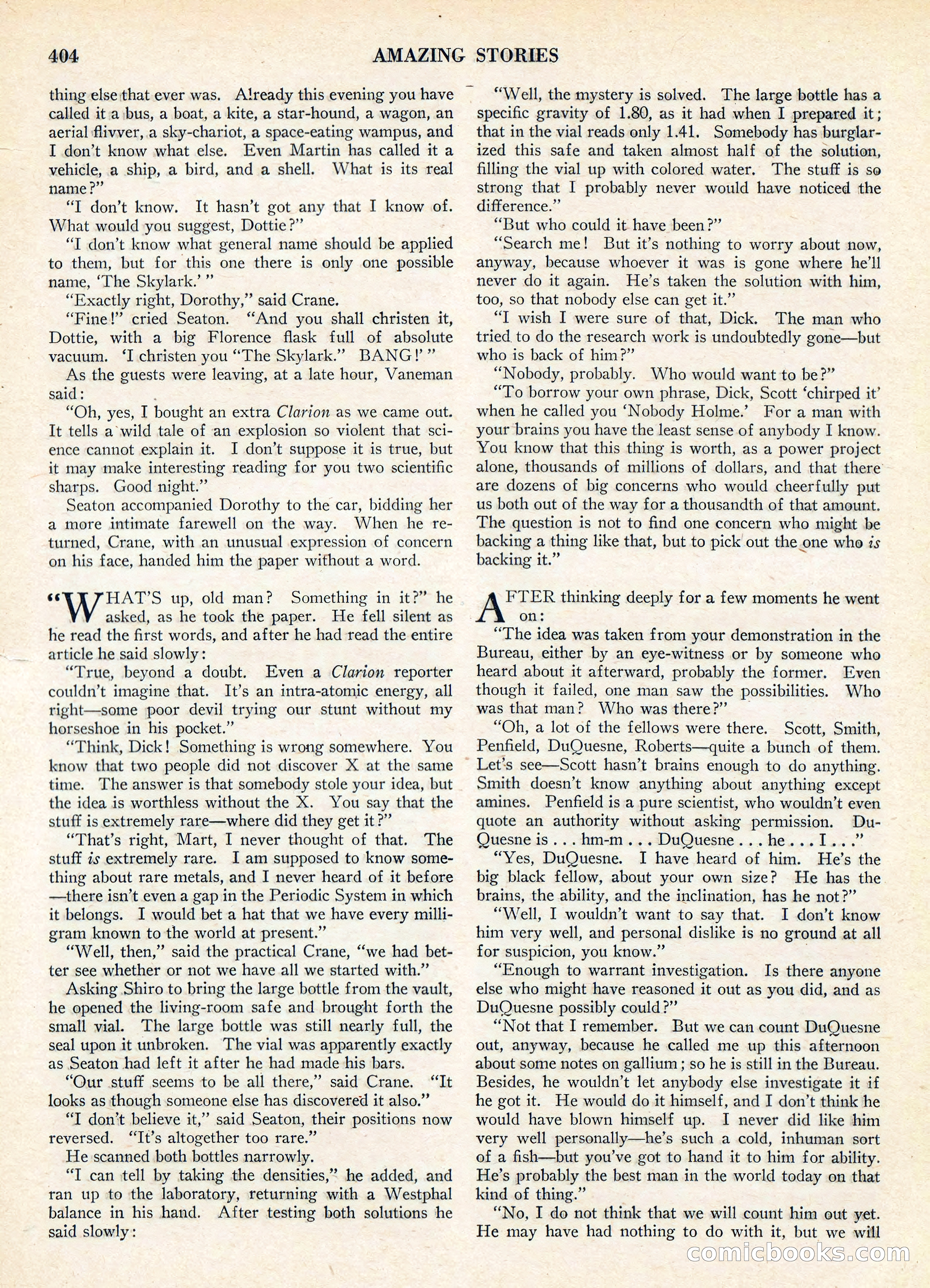 Amazing Stories, Vol. 3 No. 5 — page 22 of 100