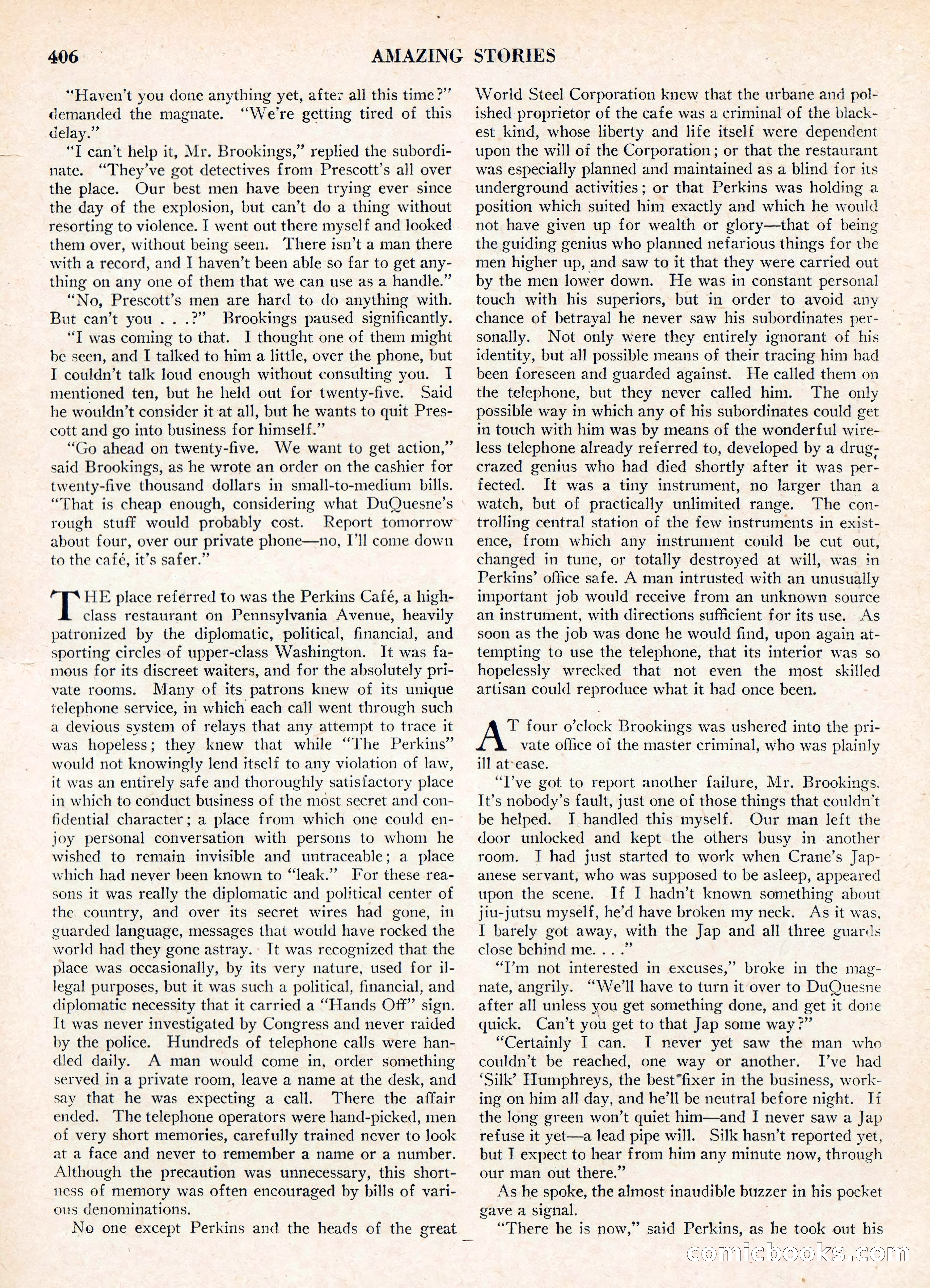 Amazing Stories, Vol. 3 No. 5 — page 24 of 100