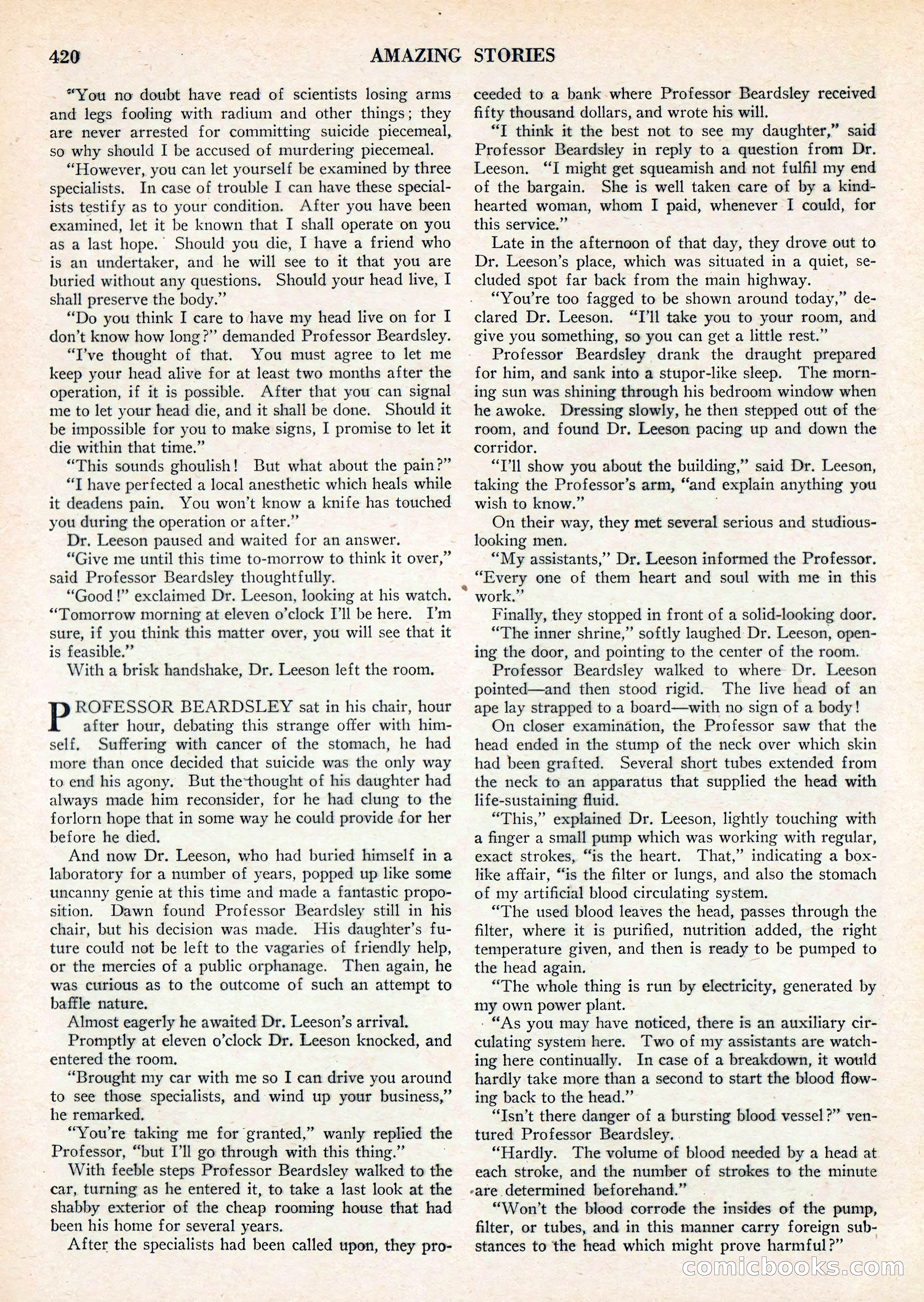 Amazing Stories, Vol. 3 No. 5 — page 38 of 100