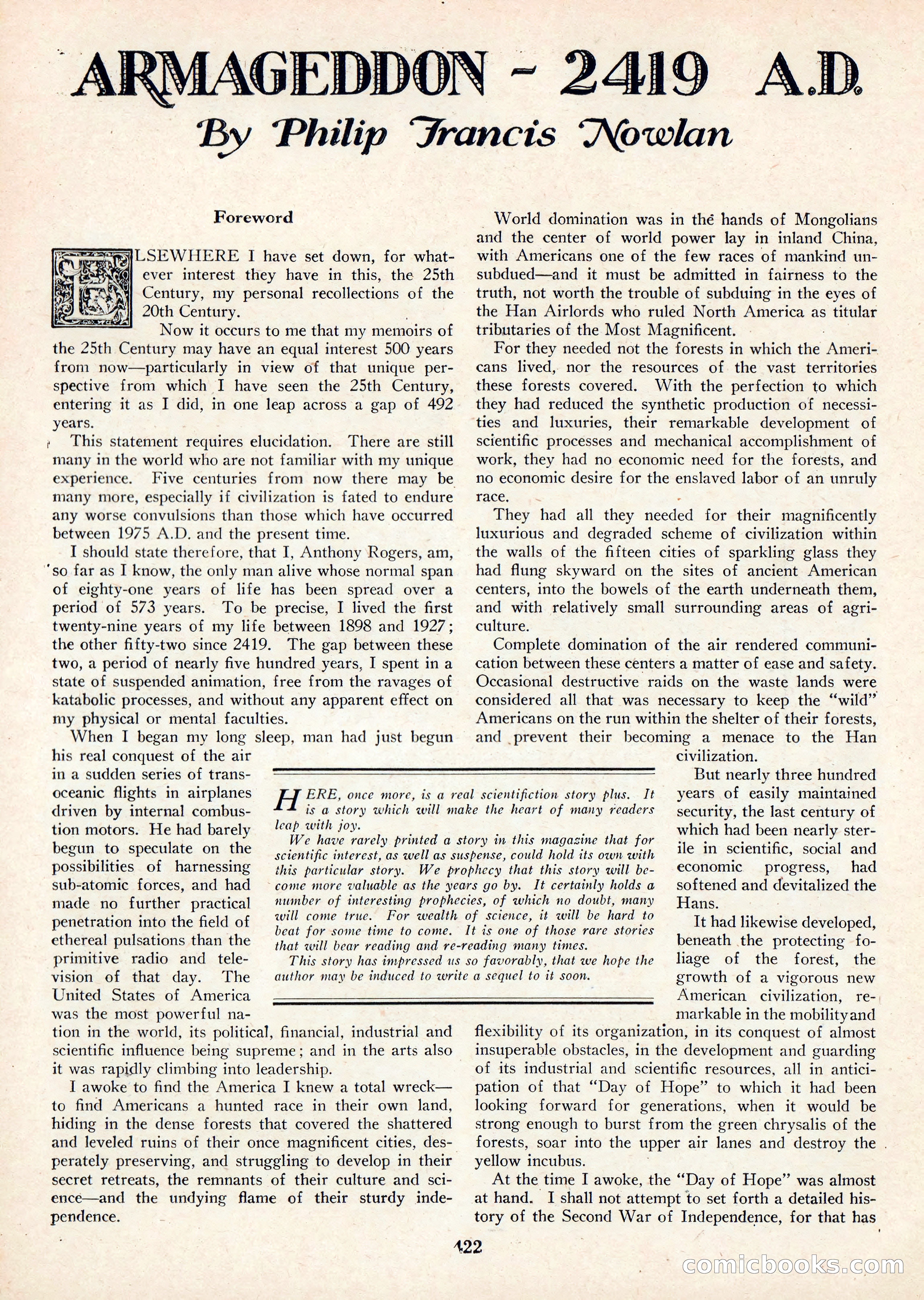 Amazing Stories, Vol. 3 No. 5 — page 40 of 100
