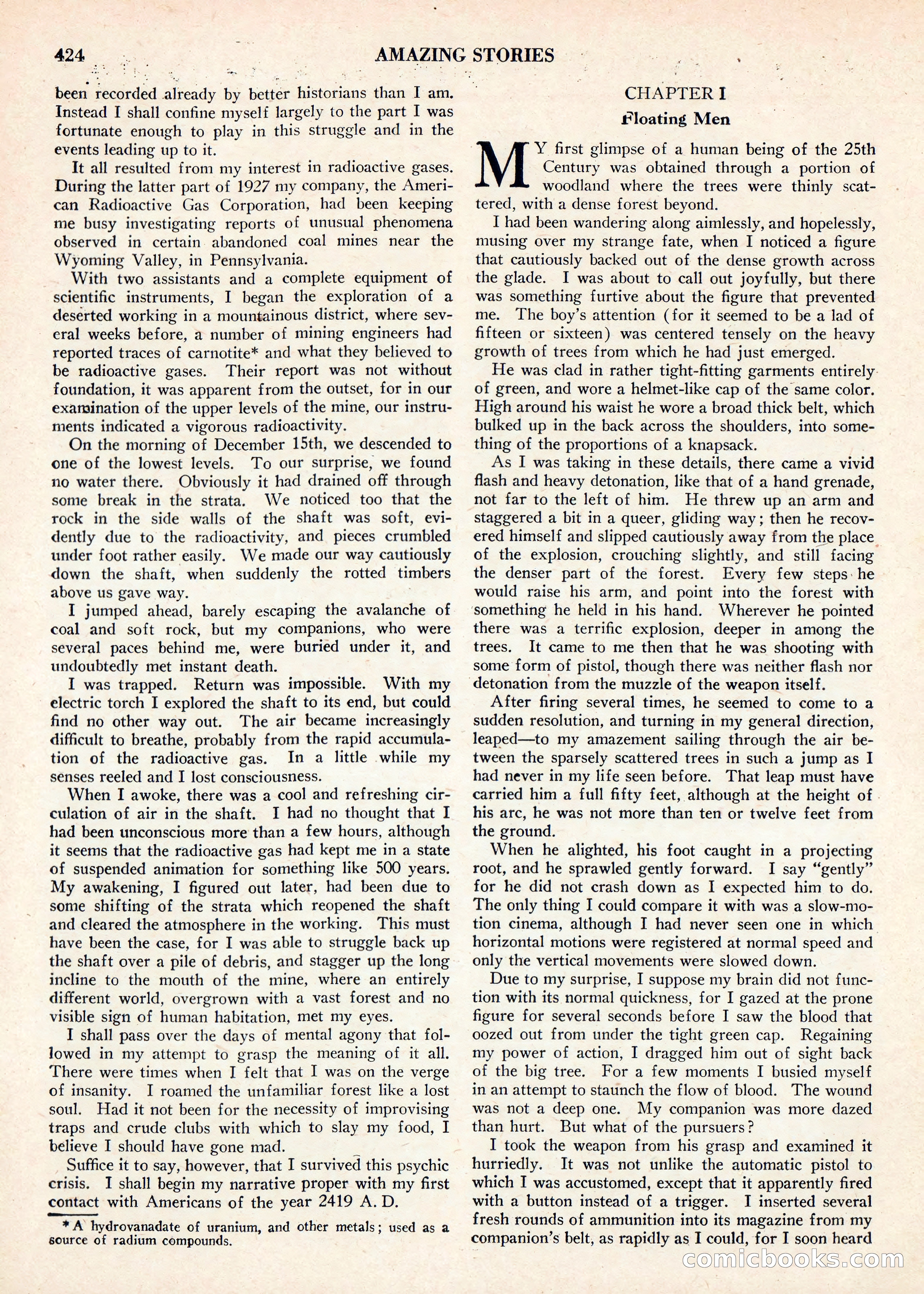 Amazing Stories, Vol. 3 No. 5 — page 42 of 100