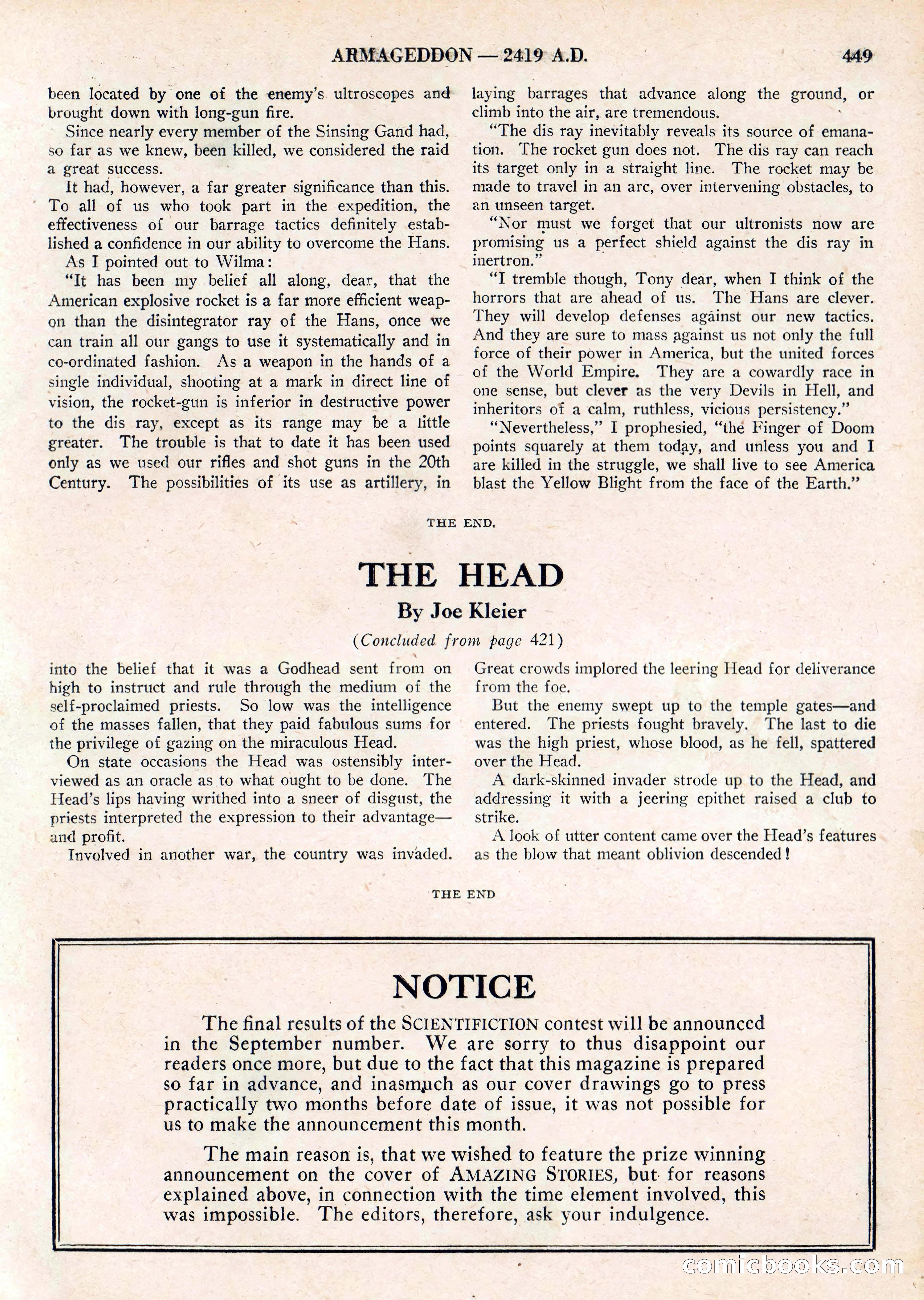 Amazing Stories, Vol. 3 No. 5 — page 67 of 100