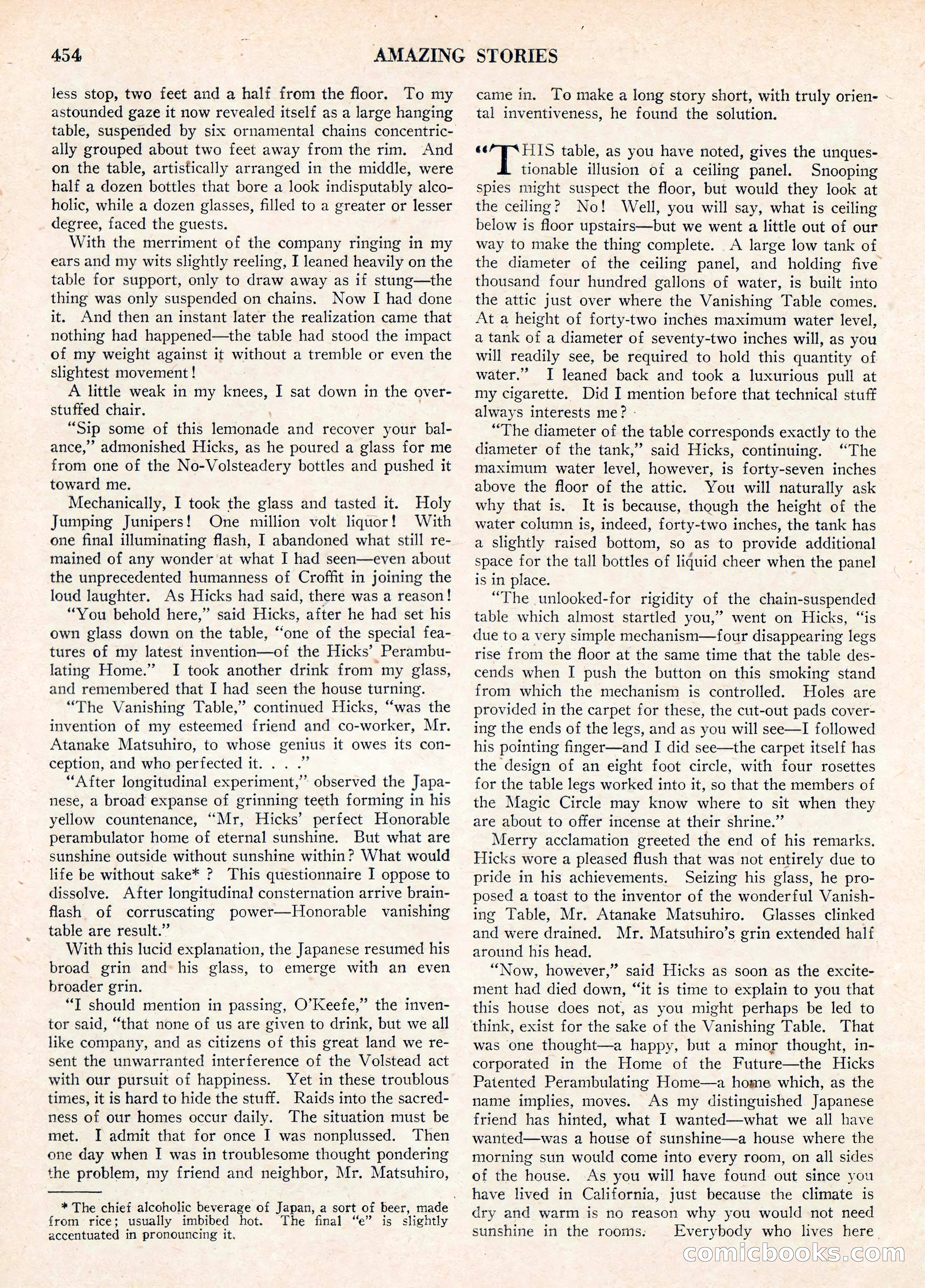 Amazing Stories, Vol. 3 No. 5 — page 72 of 100