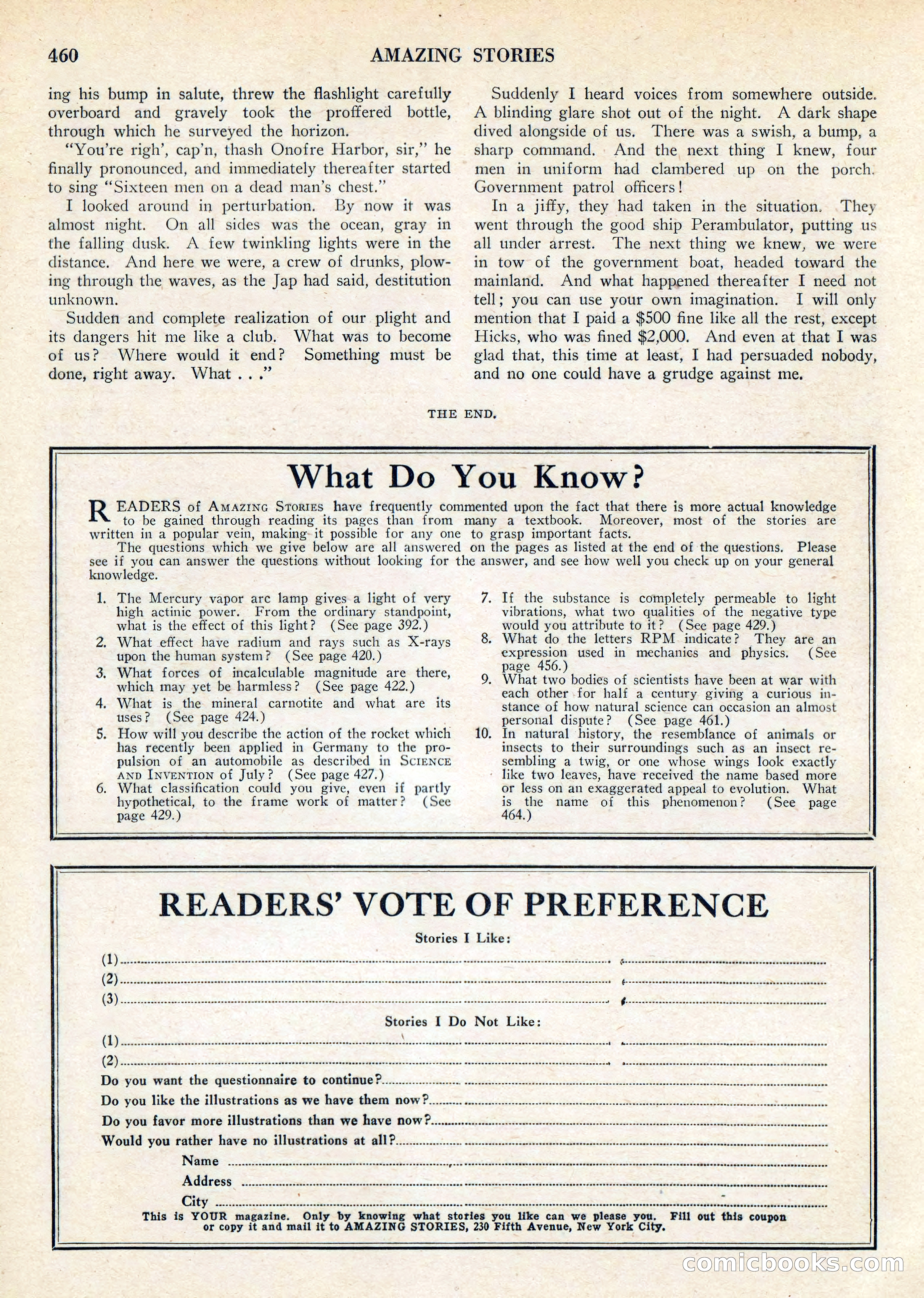 Amazing Stories, Vol. 3 No. 5 — page 78 of 100