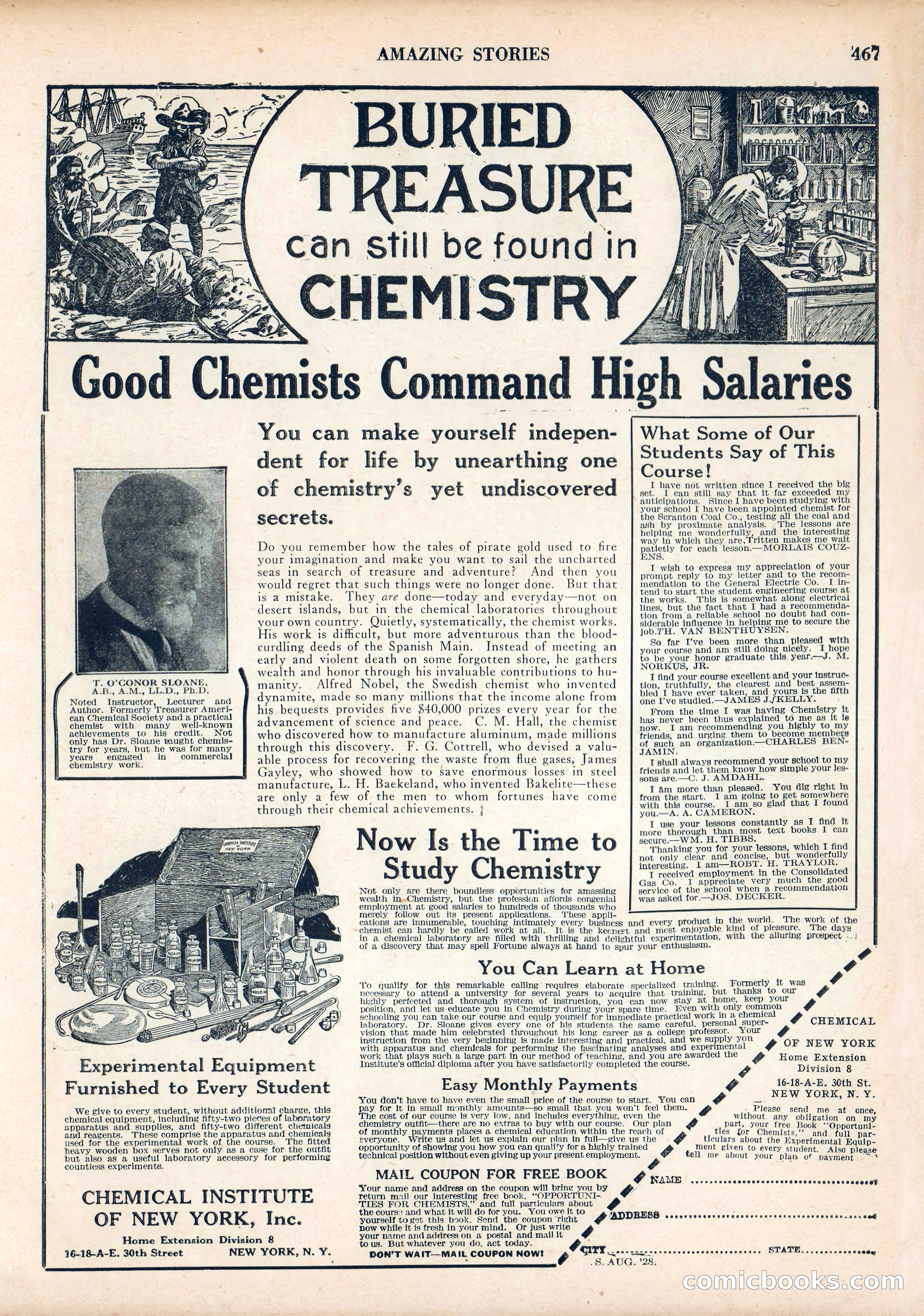 Amazing Stories, Vol. 3 No. 5 — page 85 of 100