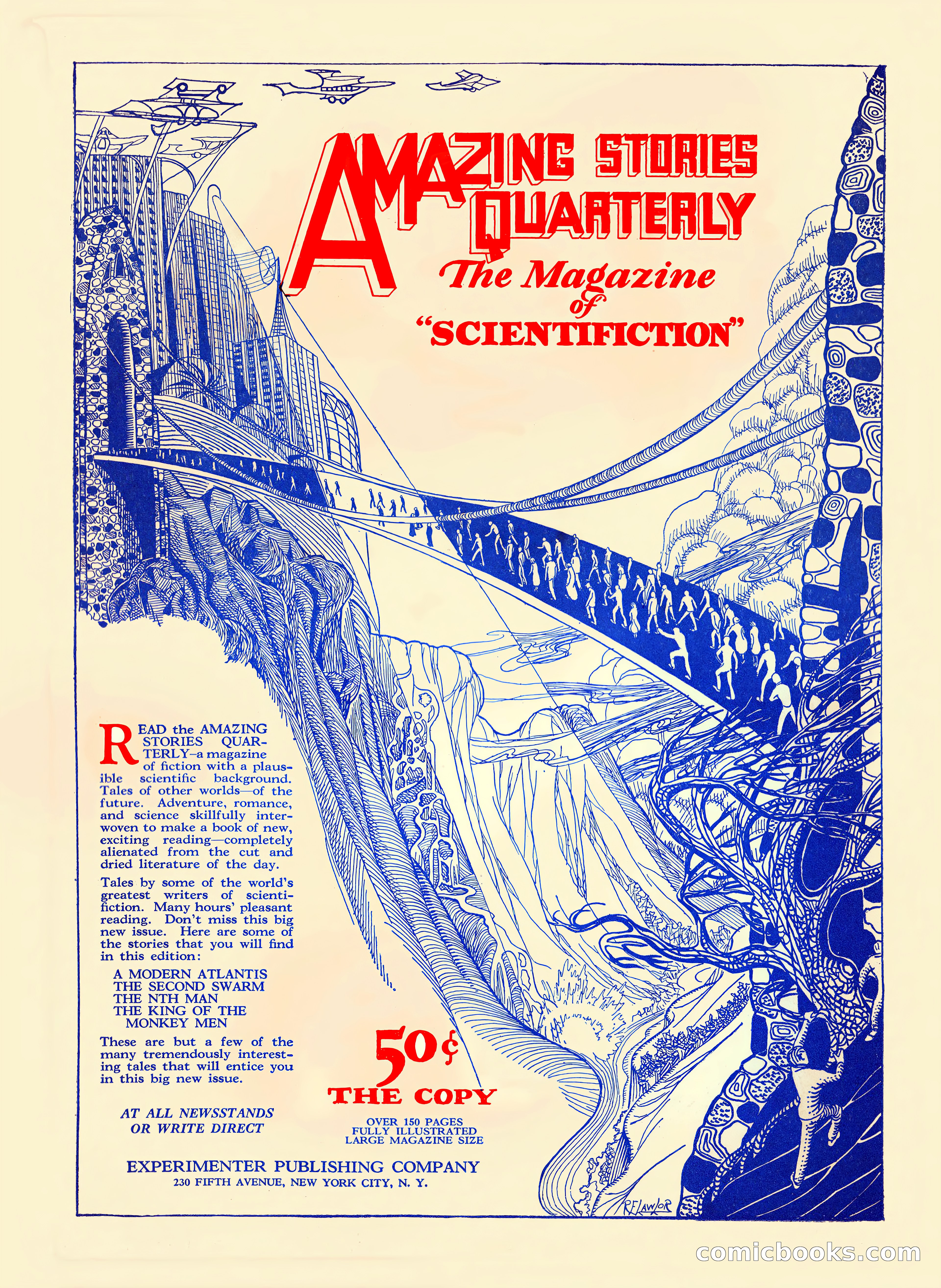 Amazing Stories, Vol. 3 No. 5 — page 98 of 100