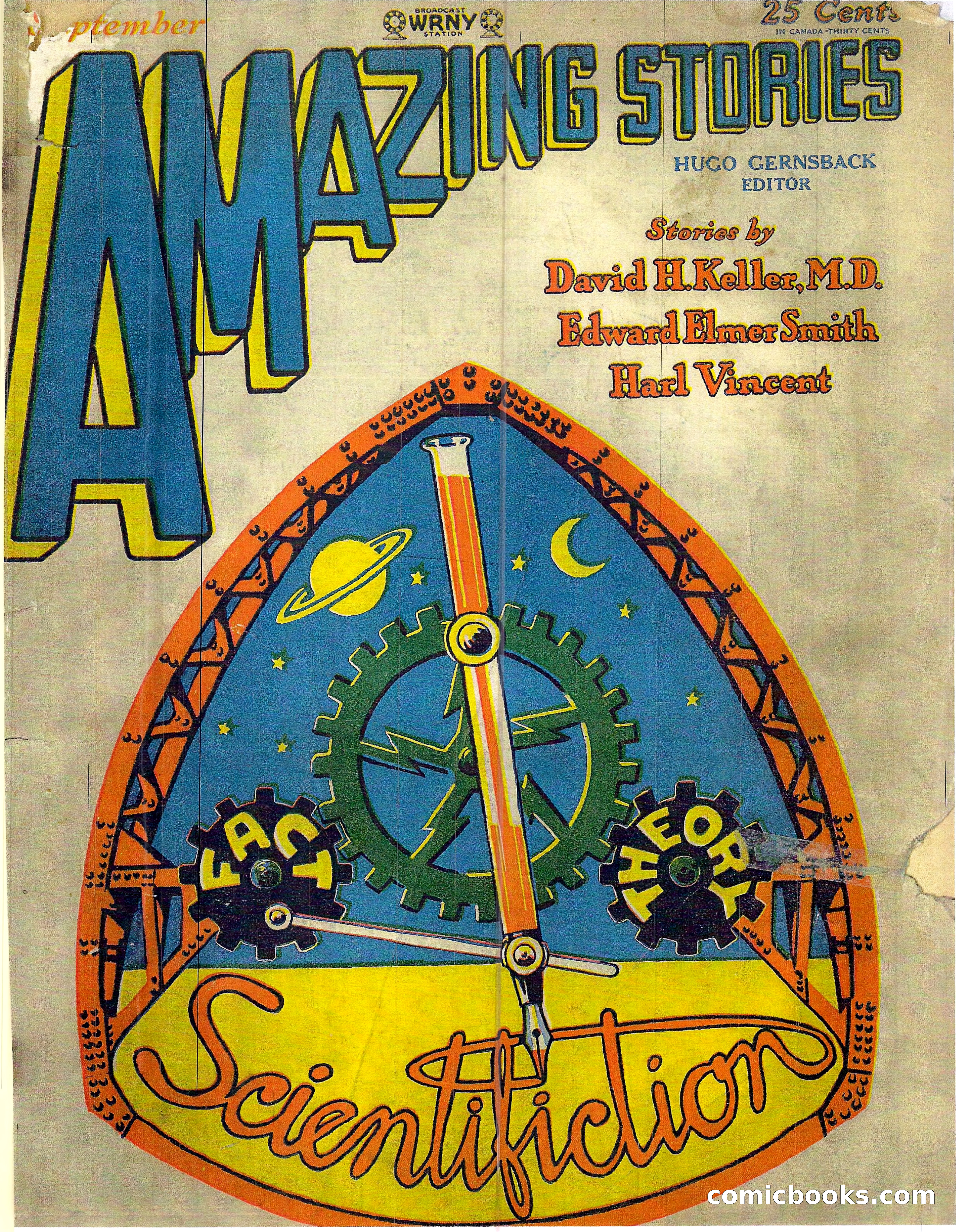 Amazing Stories, Vol. 3 No. 6 — page 1 of 99