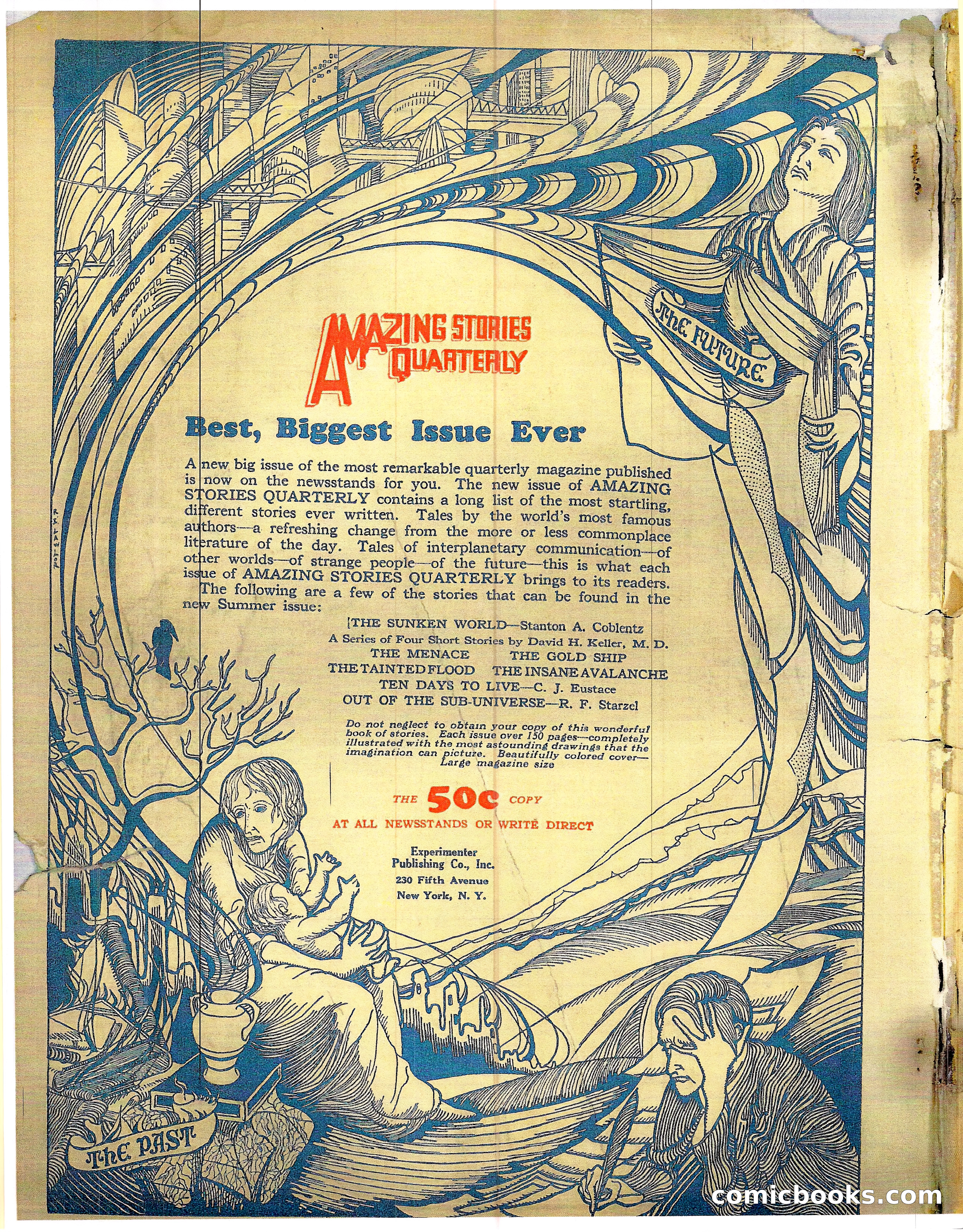 Amazing Stories, Vol. 3 No. 6 — page 2 of 99